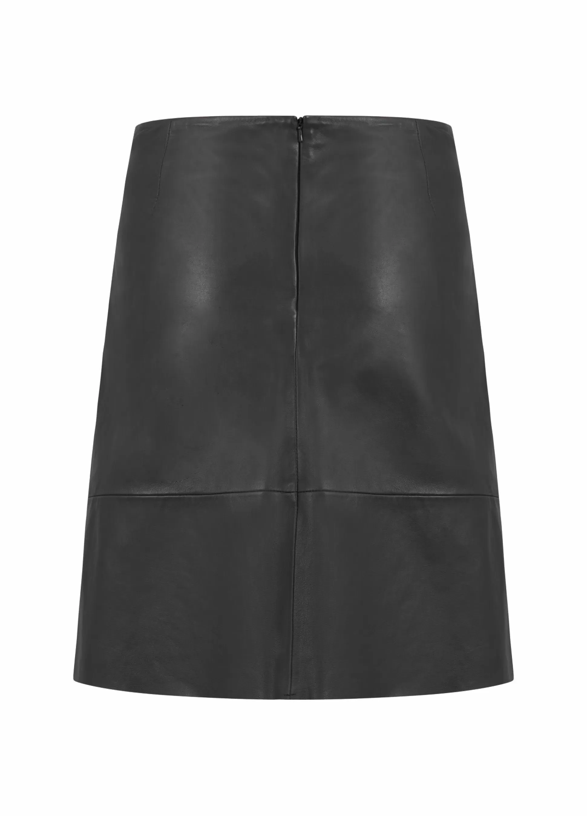 Coster Copenhagen A-Line Leather Skirt Black Online