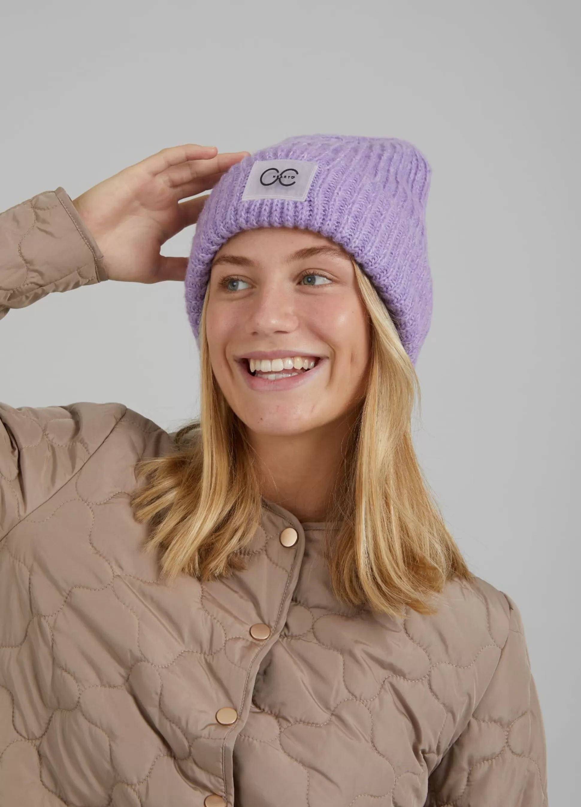 Coster Copenhagen Cc Heart Bella Beanie Lavender Cheap