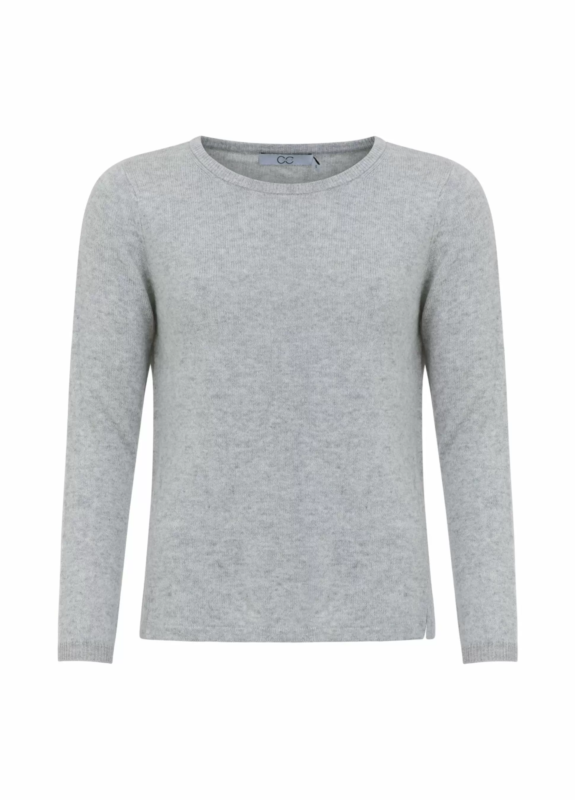 Coster Copenhagen Cc Heart Cashmere Sweater Light Grey Melange Store