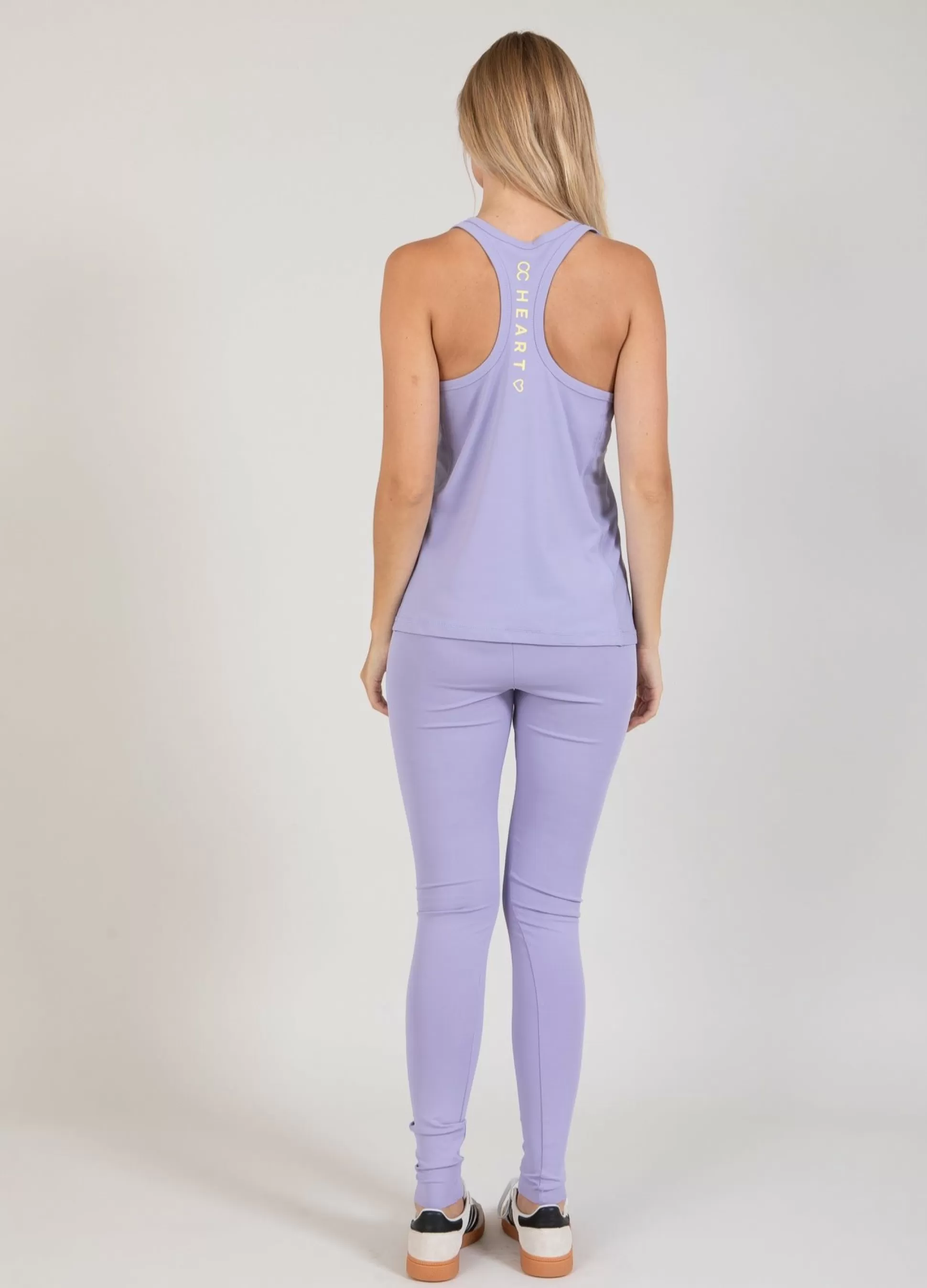 Coster Copenhagen Cc Heart Erin Logo Leggings Lavender Fashion