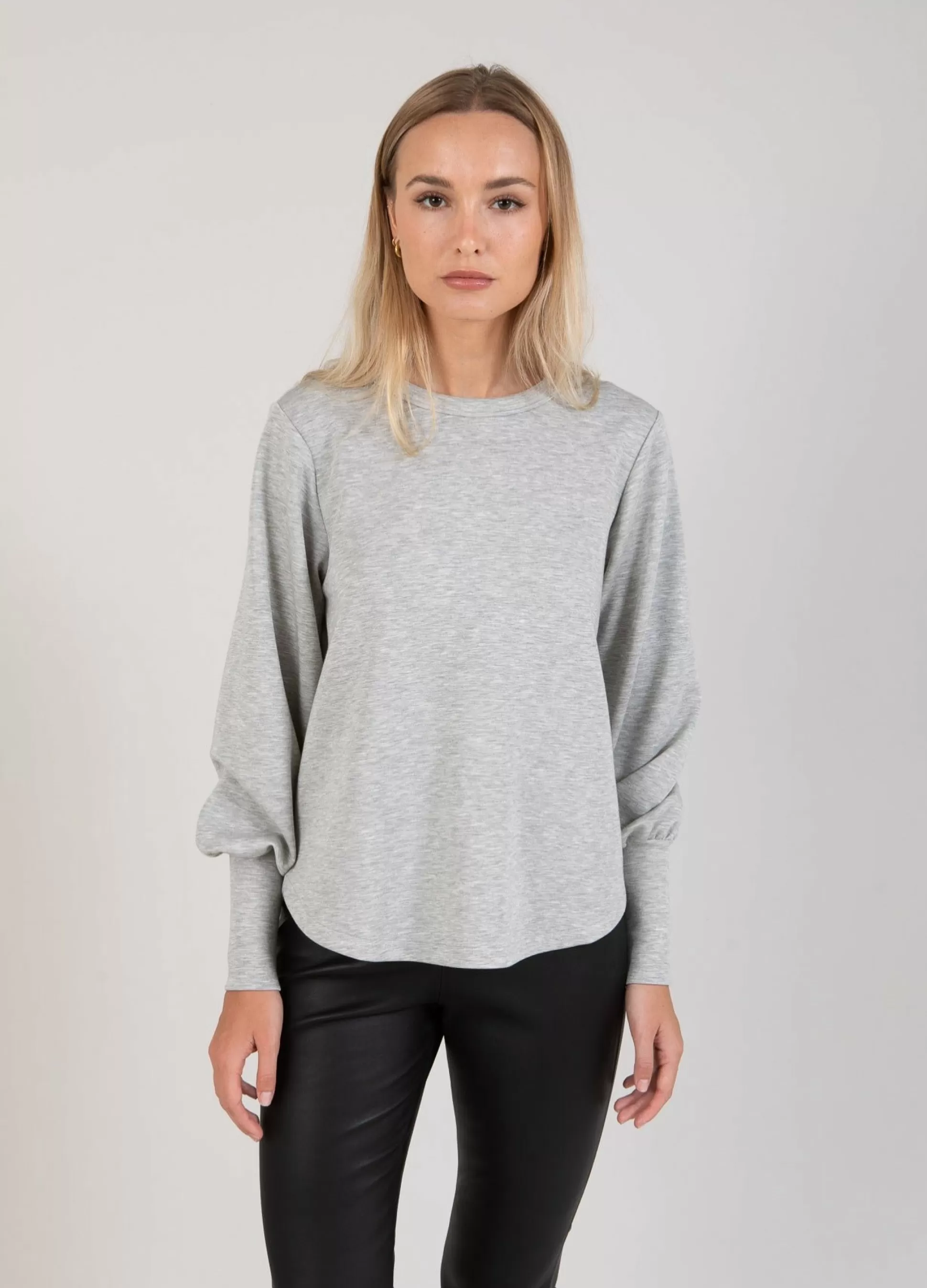 Coster Copenhagen Cc Heart Irene Blouse Light Grey Melange Hot