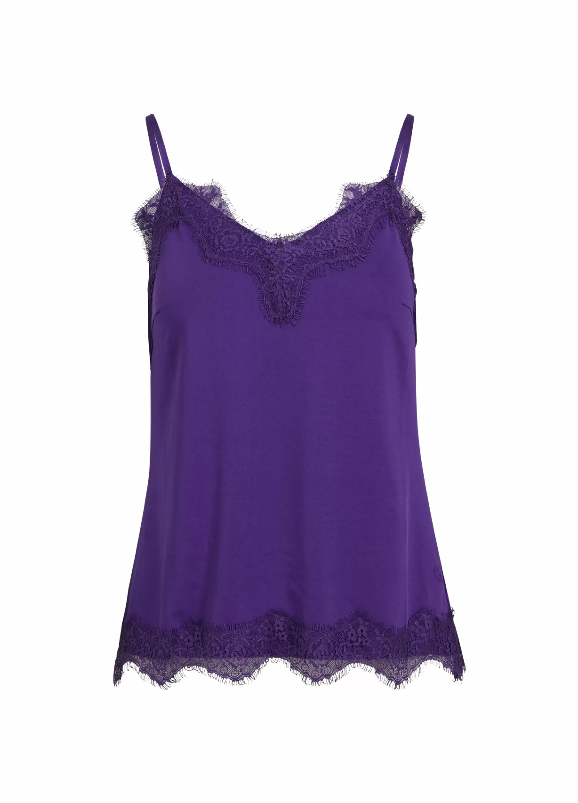 Coster Copenhagen Cc Heart Lace Top Warm Purple Fashion