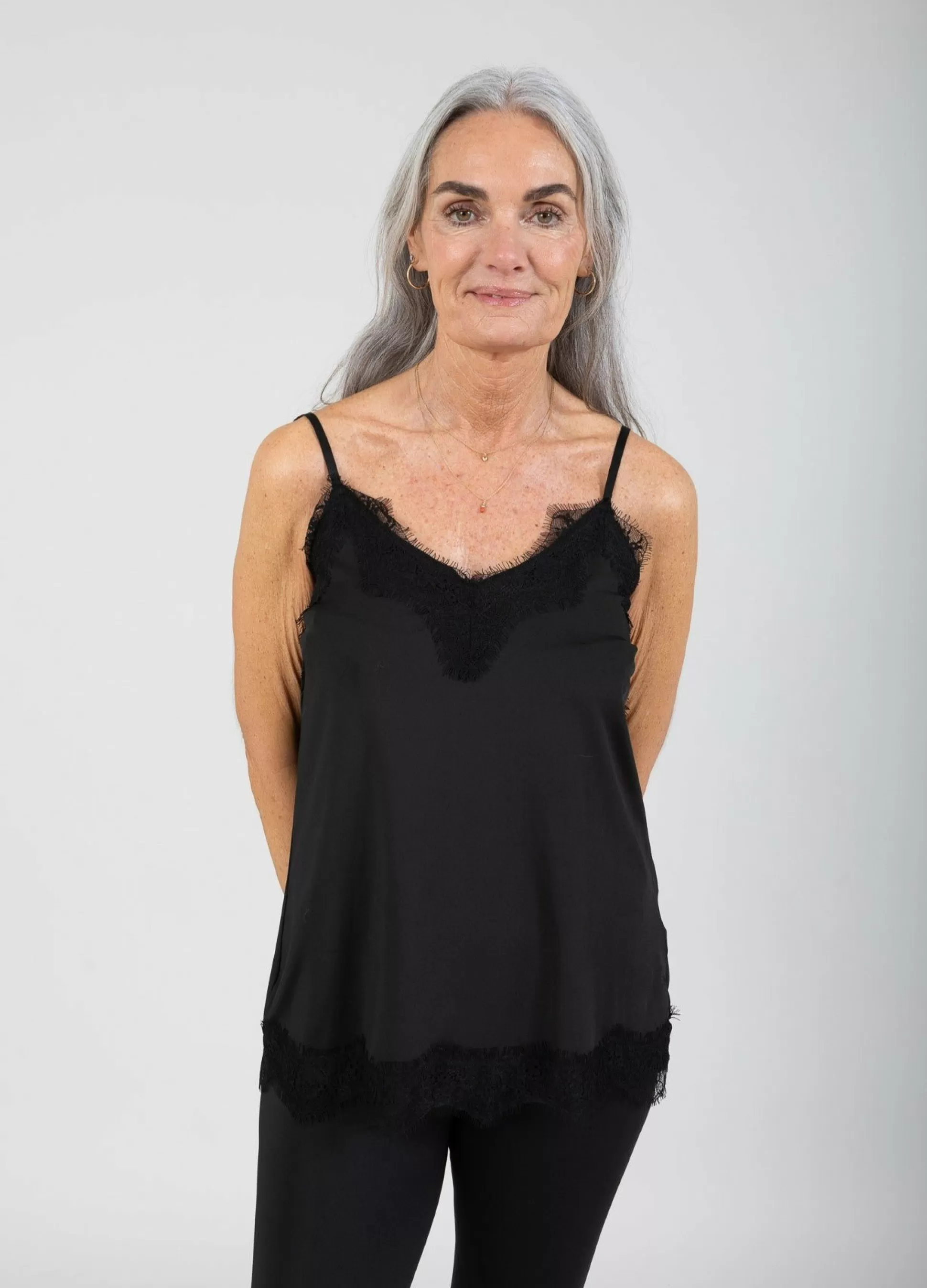 Coster Copenhagen Cc Heart Lace Top Black Cheap