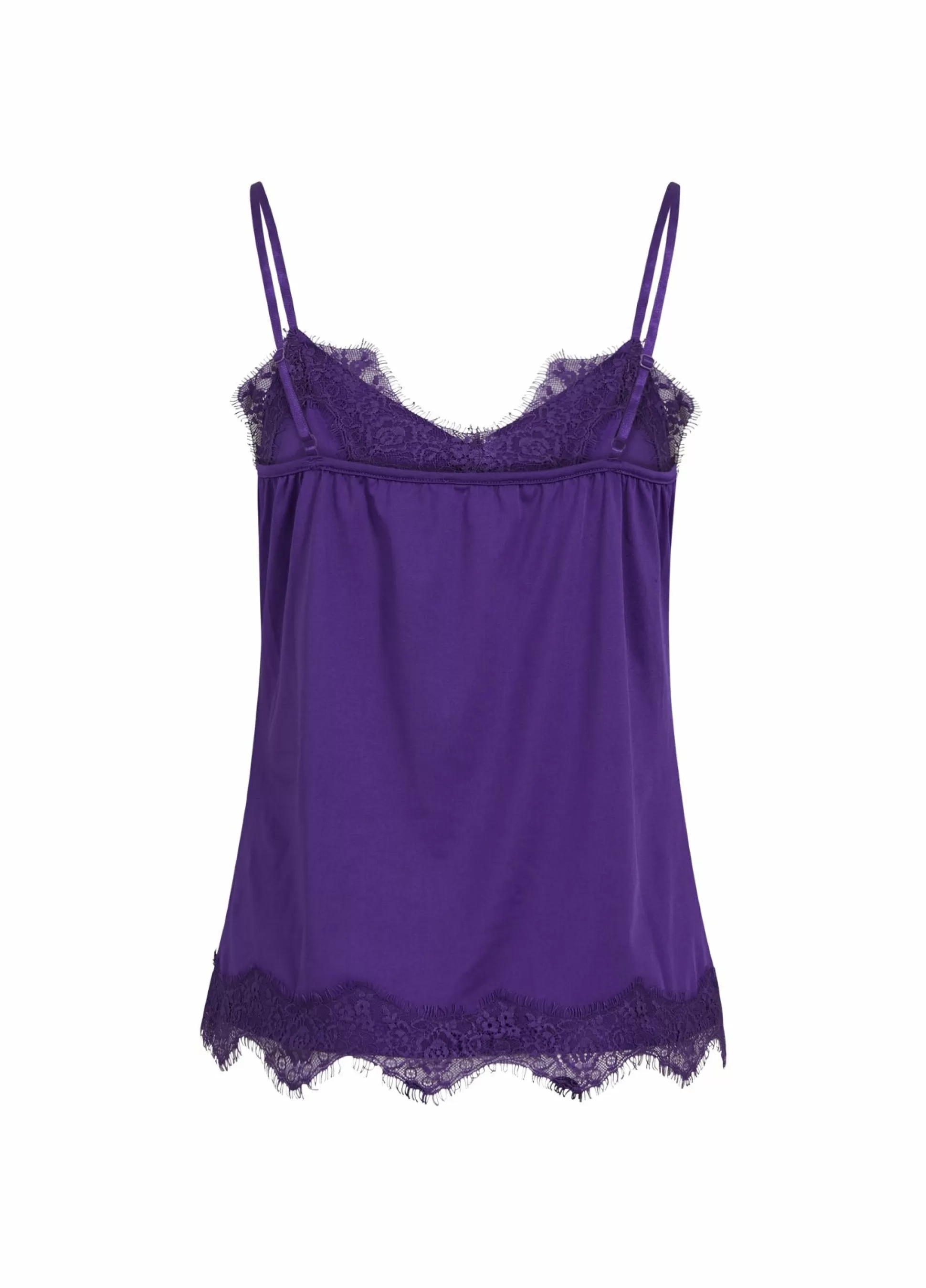 Coster Copenhagen Cc Heart Lace Top Warm Purple Fashion