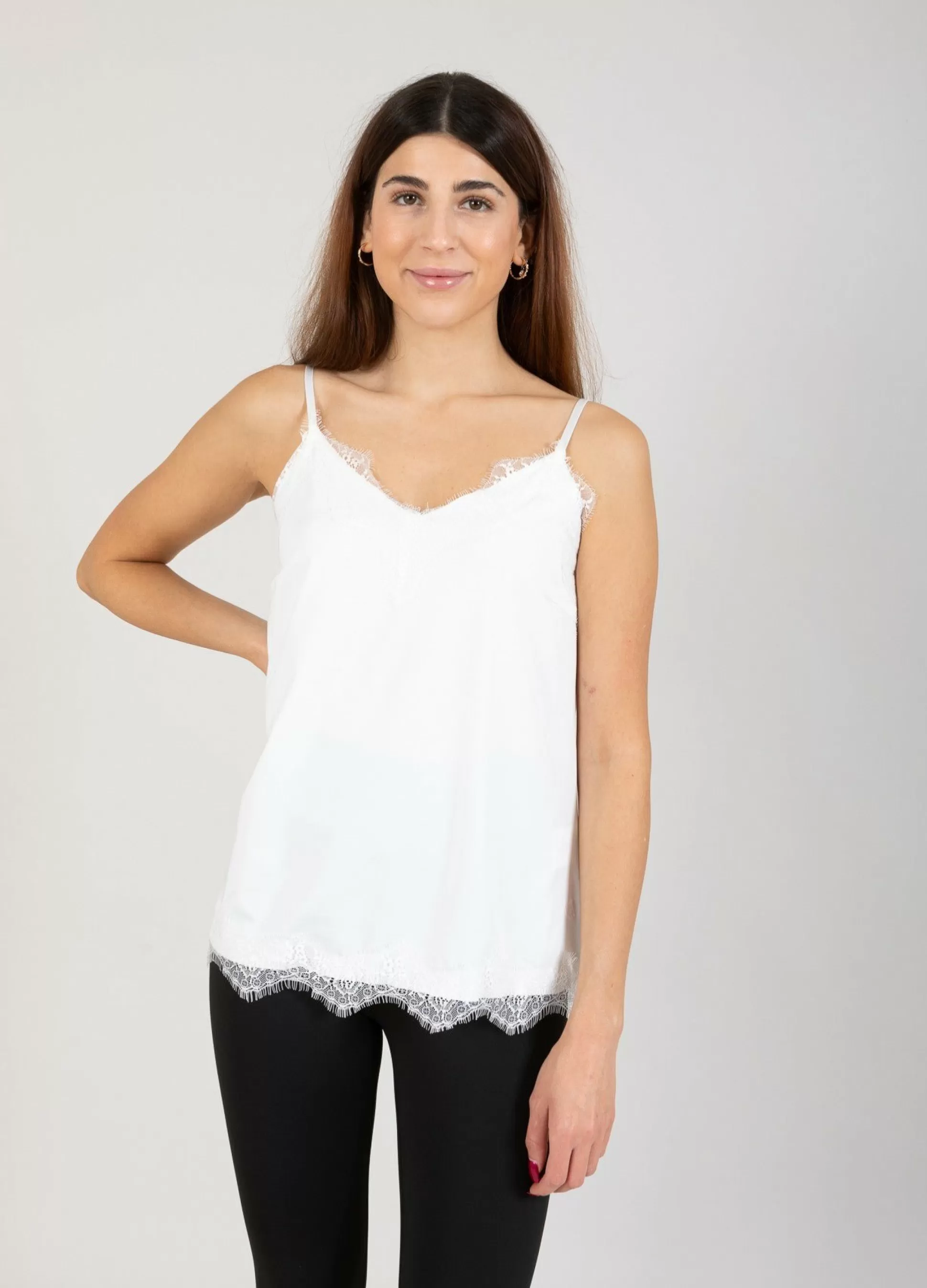 Coster Copenhagen Cc Heart Lace Top Off White Discount