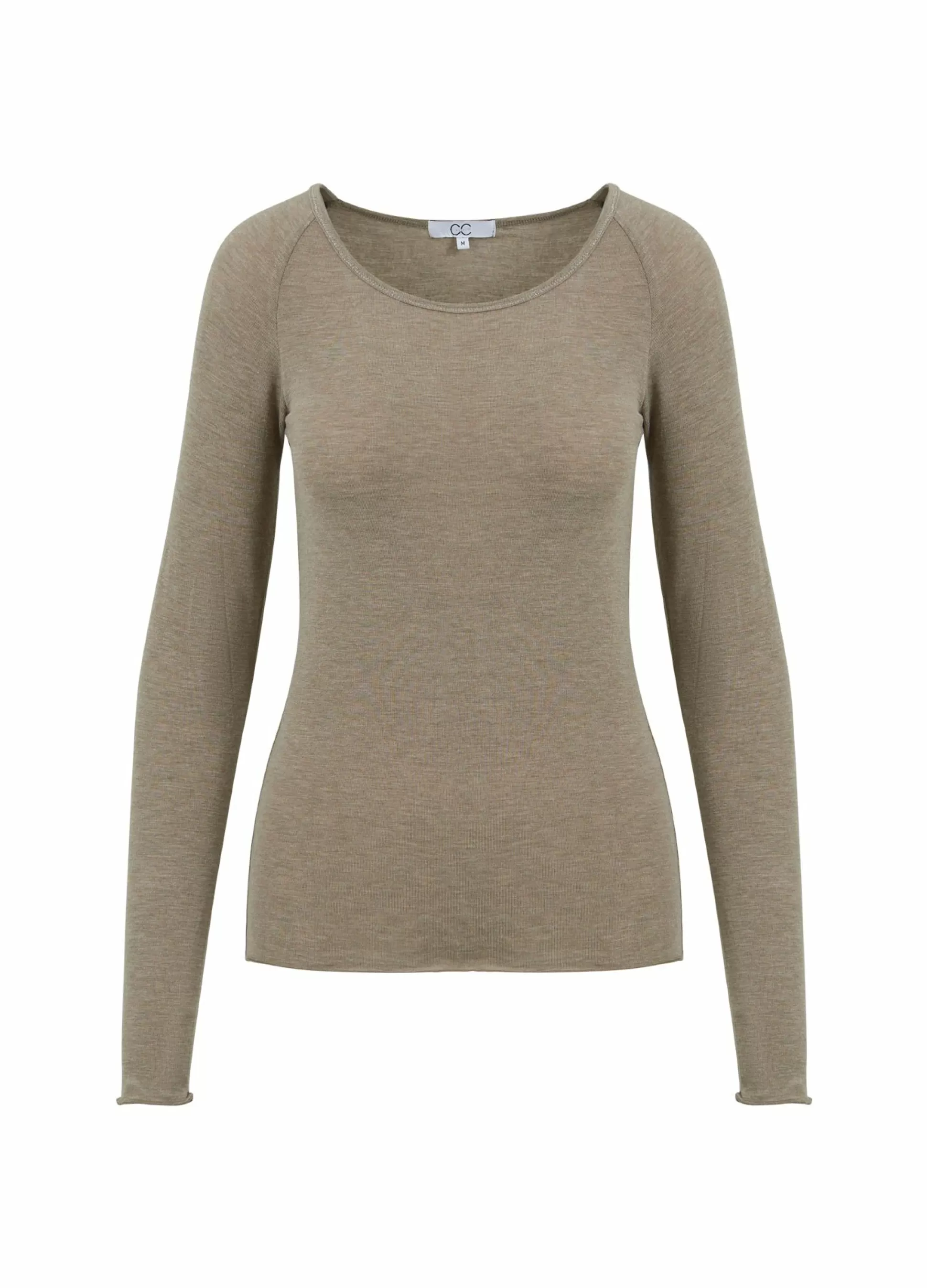 Coster Copenhagen Cc Heart Lana Knit With Long Sleeves Hazel Melange Flash Sale