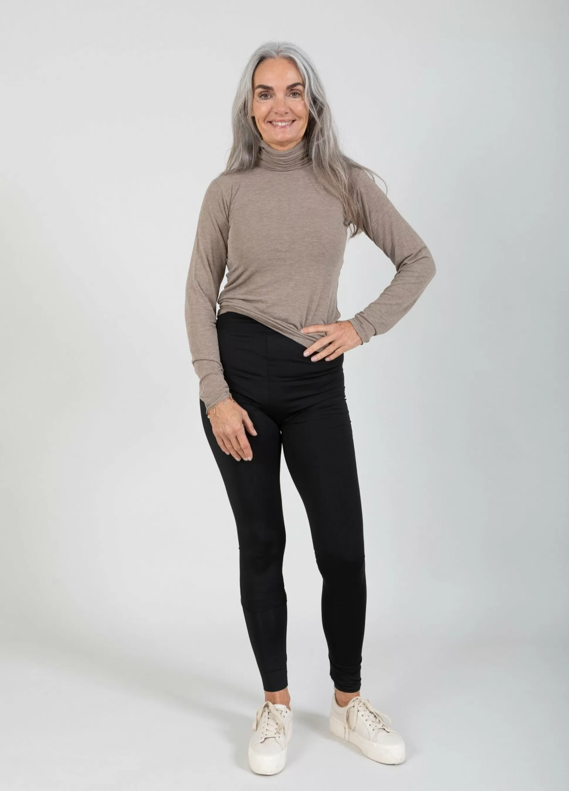 Coster Copenhagen Cc Heart Lana Turtleneck Hazel Melange Cheap