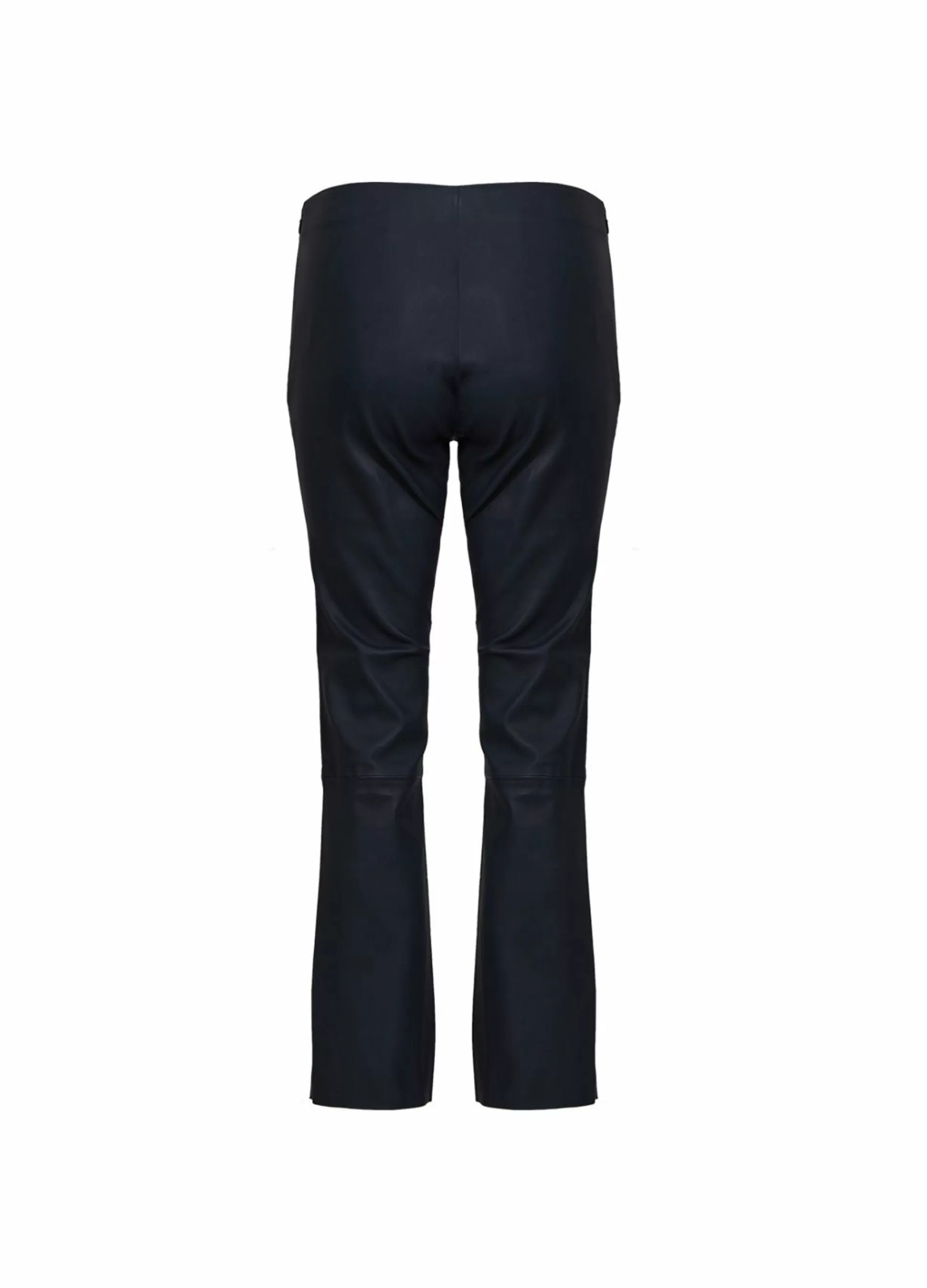 Coster Copenhagen Cc Heart Leather Leggings In Ankle Length Dark Blue Flash Sale