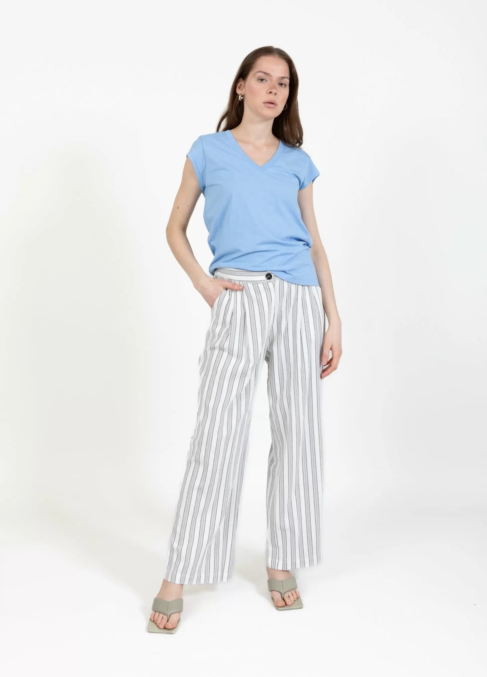 Coster Copenhagen Cc Heart Lina Loose Linen-Look Trousers Best