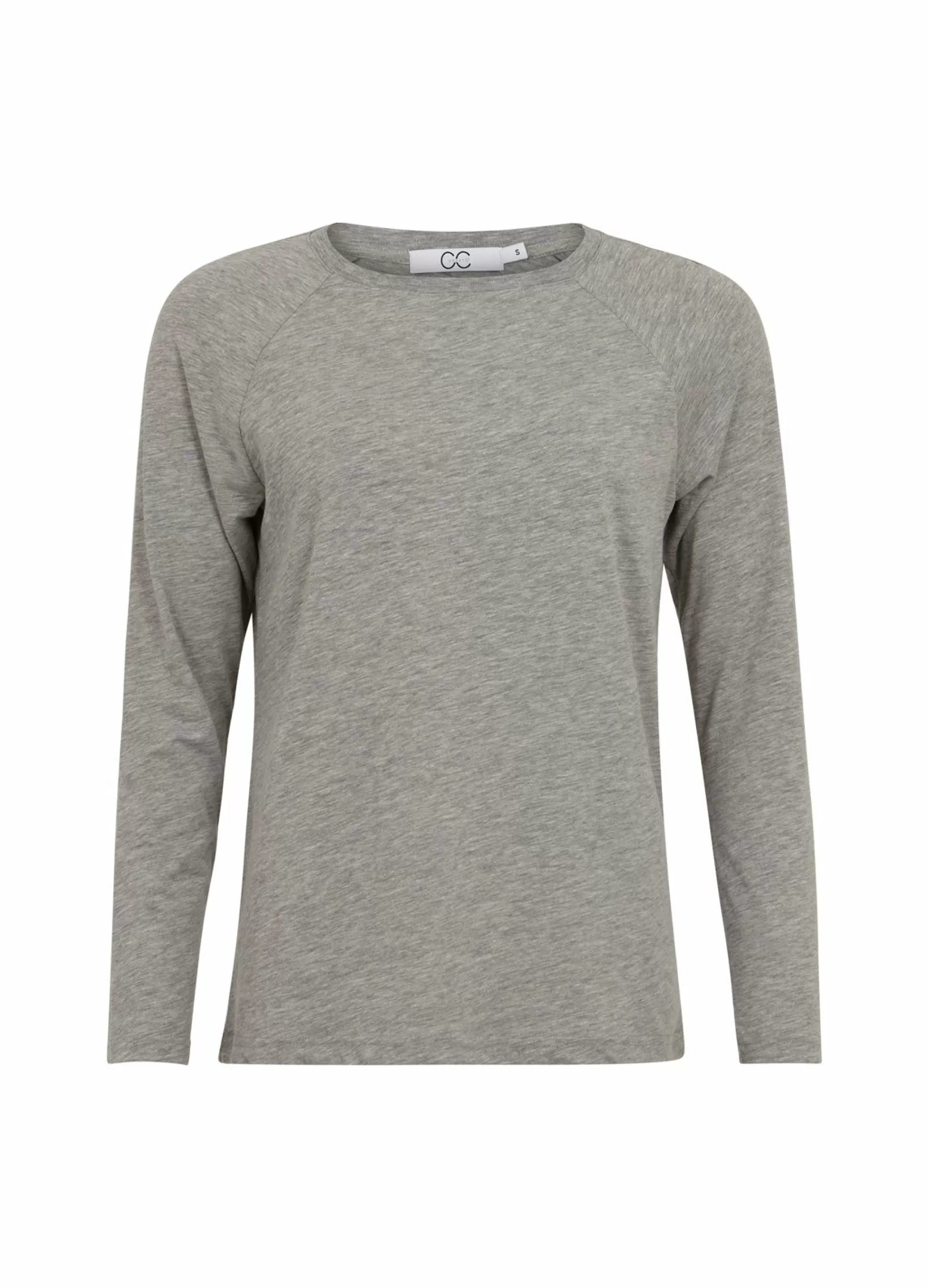 Coster Copenhagen Cc Heart Long Sleeve T-Shirt Light Grey Melange Best