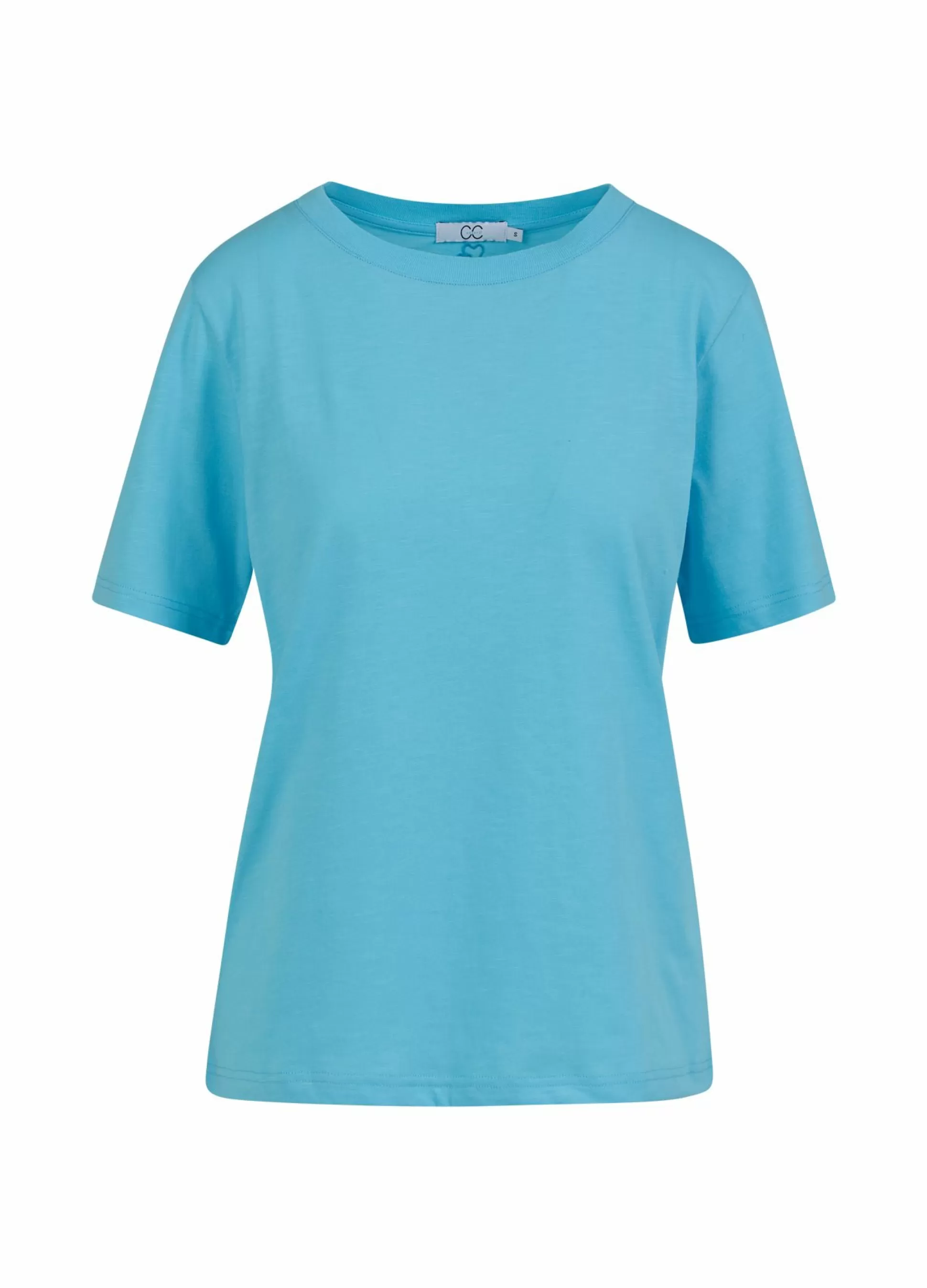 Coster Copenhagen Cc Heart Regular T-Shirt Aqua Blue Best