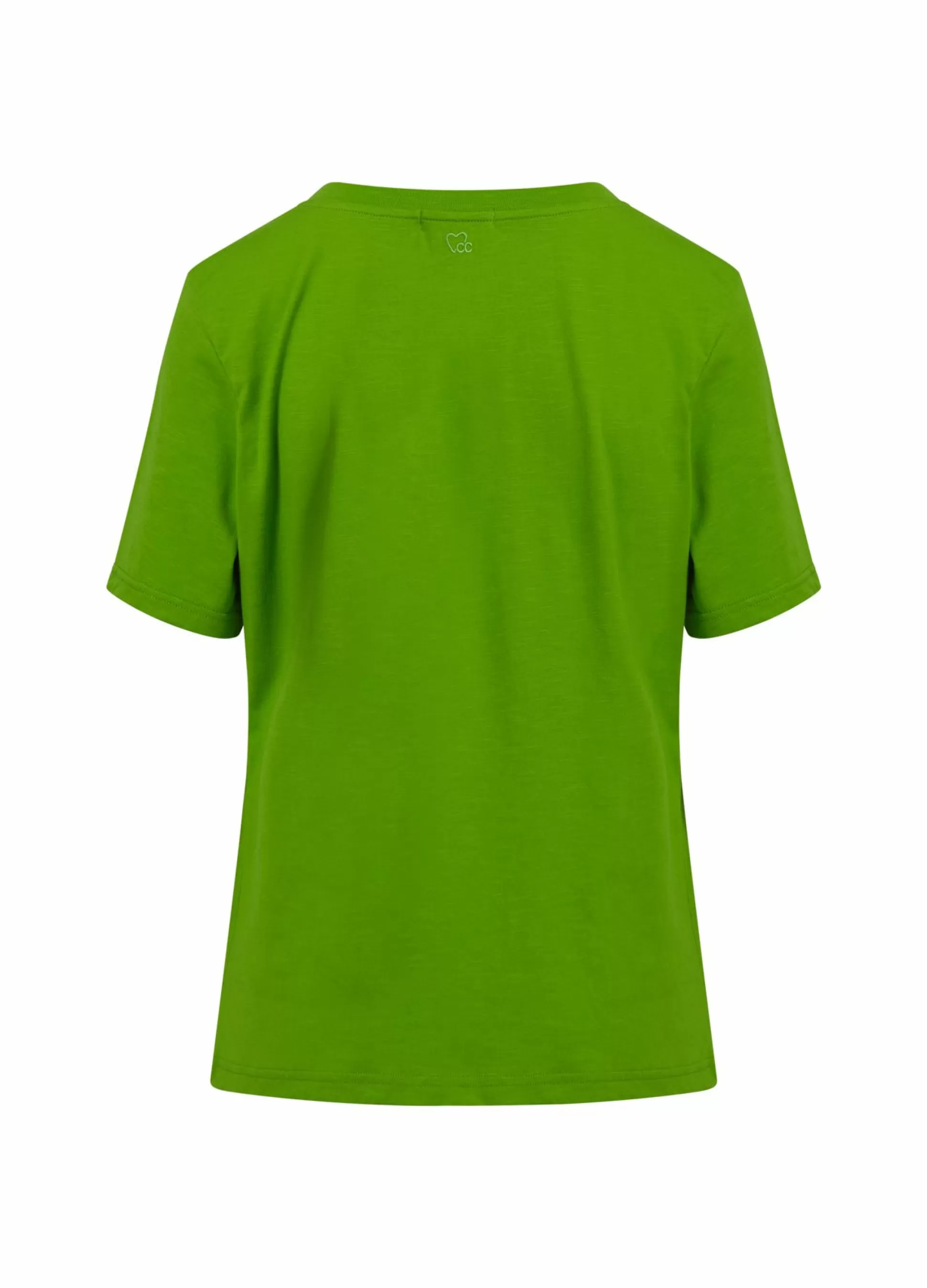 Coster Copenhagen Cc Heart Regular T-Shirt Flashy Green New