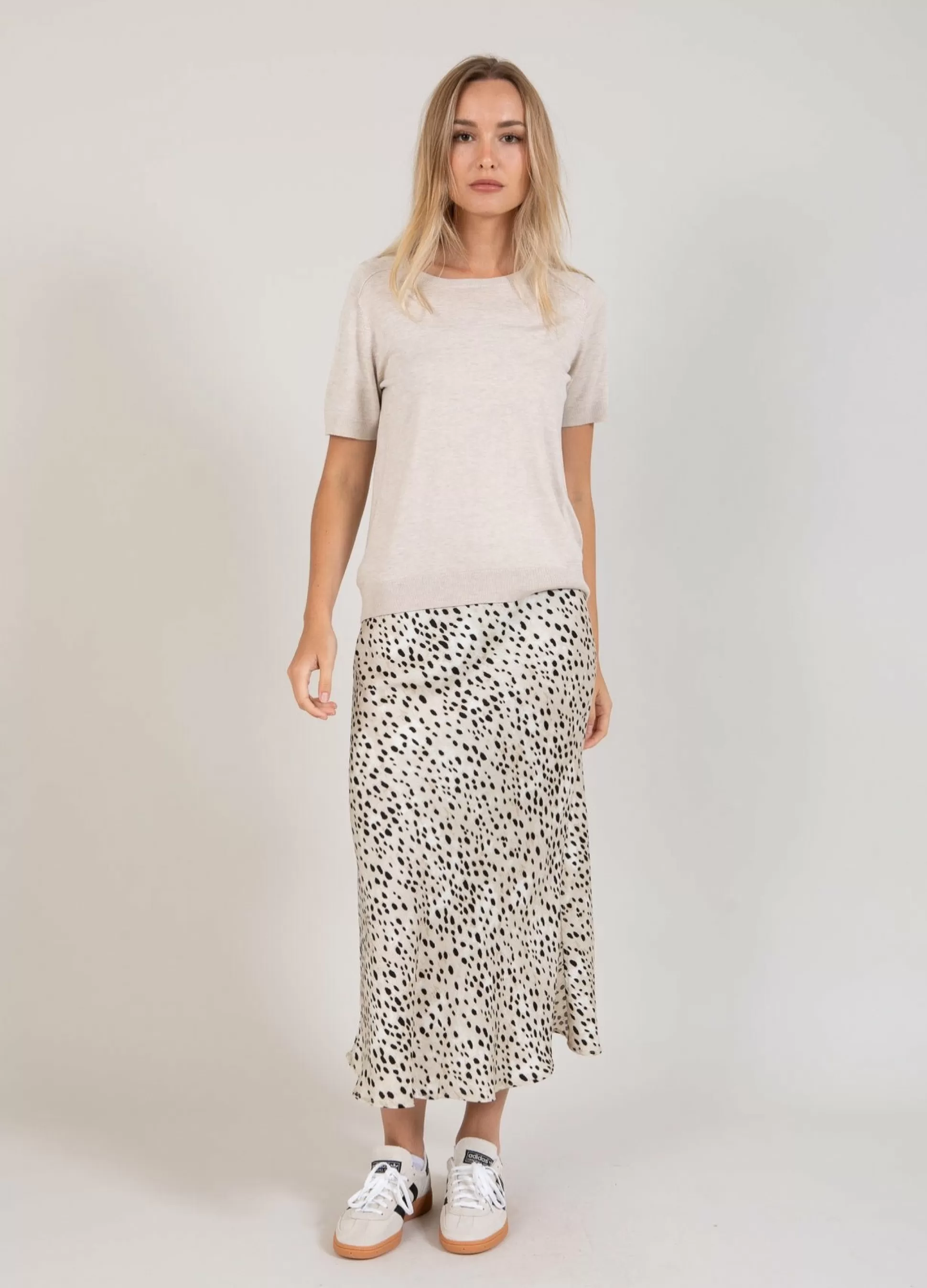 Coster Copenhagen Cc Heart Skyler Mid Length Printed Skirt Light Leo Cheap