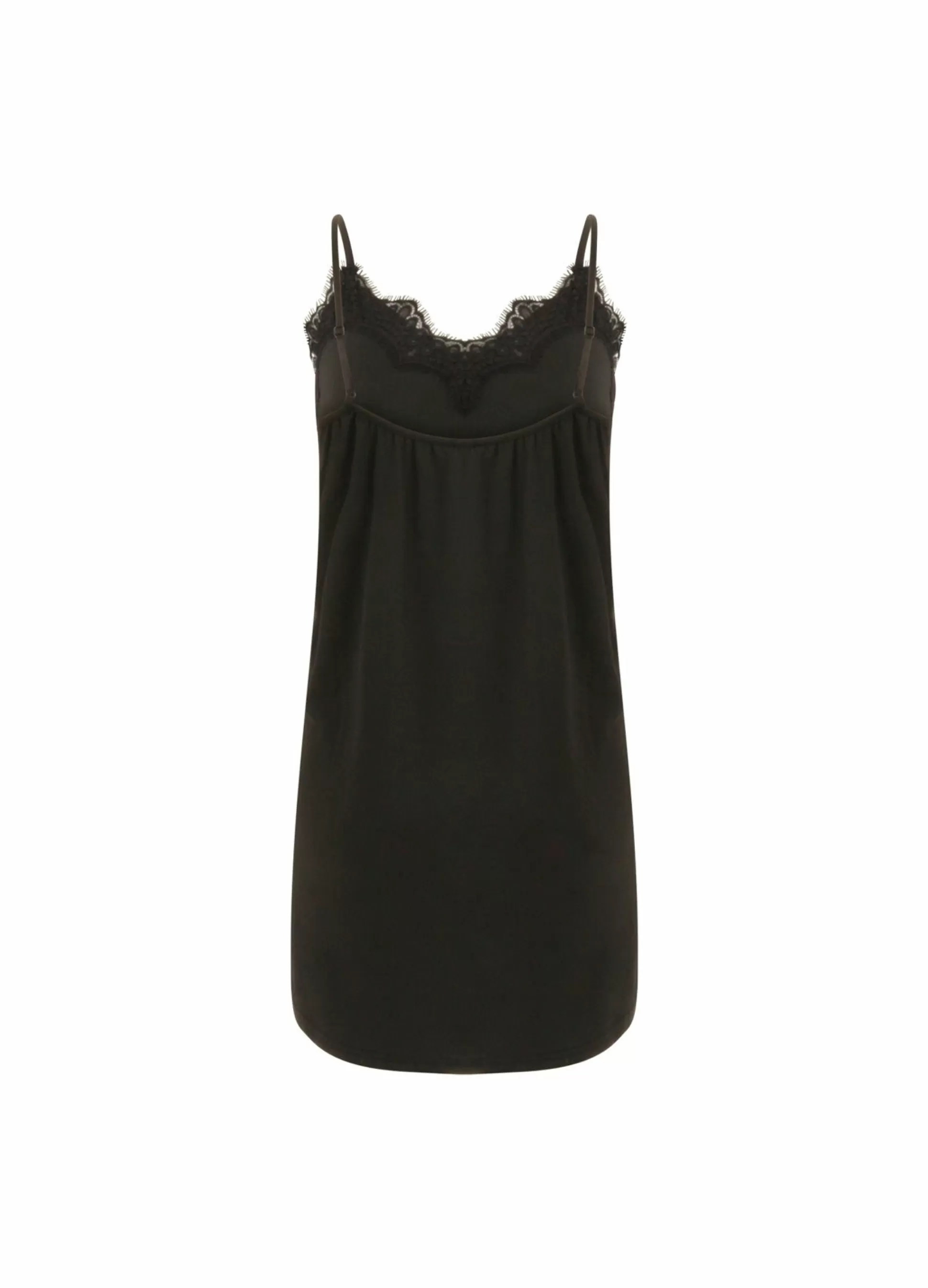 Coster Copenhagen Cc Heart Slip Dress With Lace Black Cheap