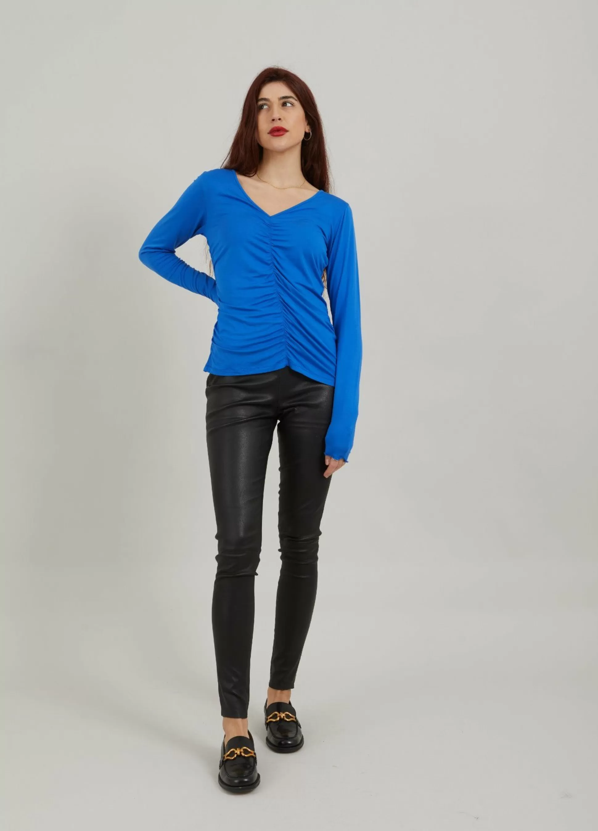 Coster Copenhagen Cc Heart Sofia Blouse Cobalt Blue Shop