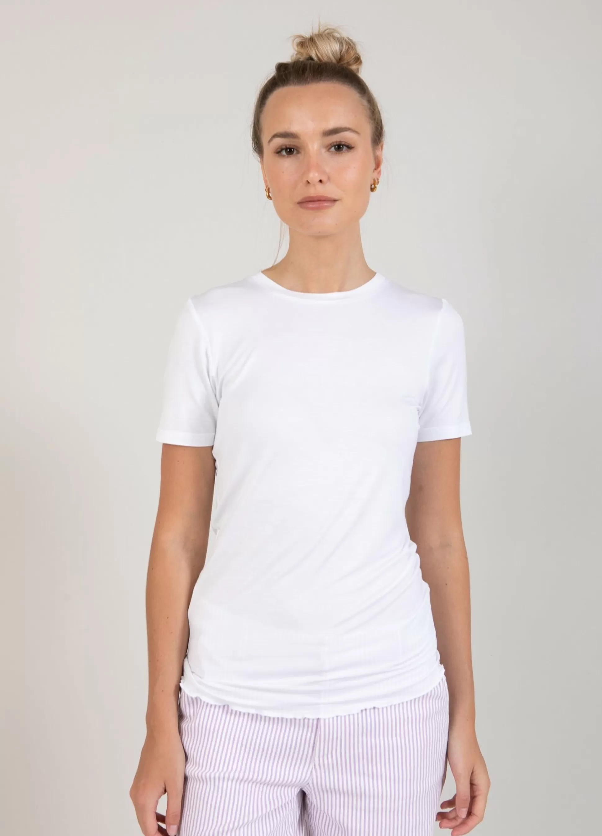 Coster Copenhagen Cc Heart Sofia Short Sleeve Blouse White Outlet