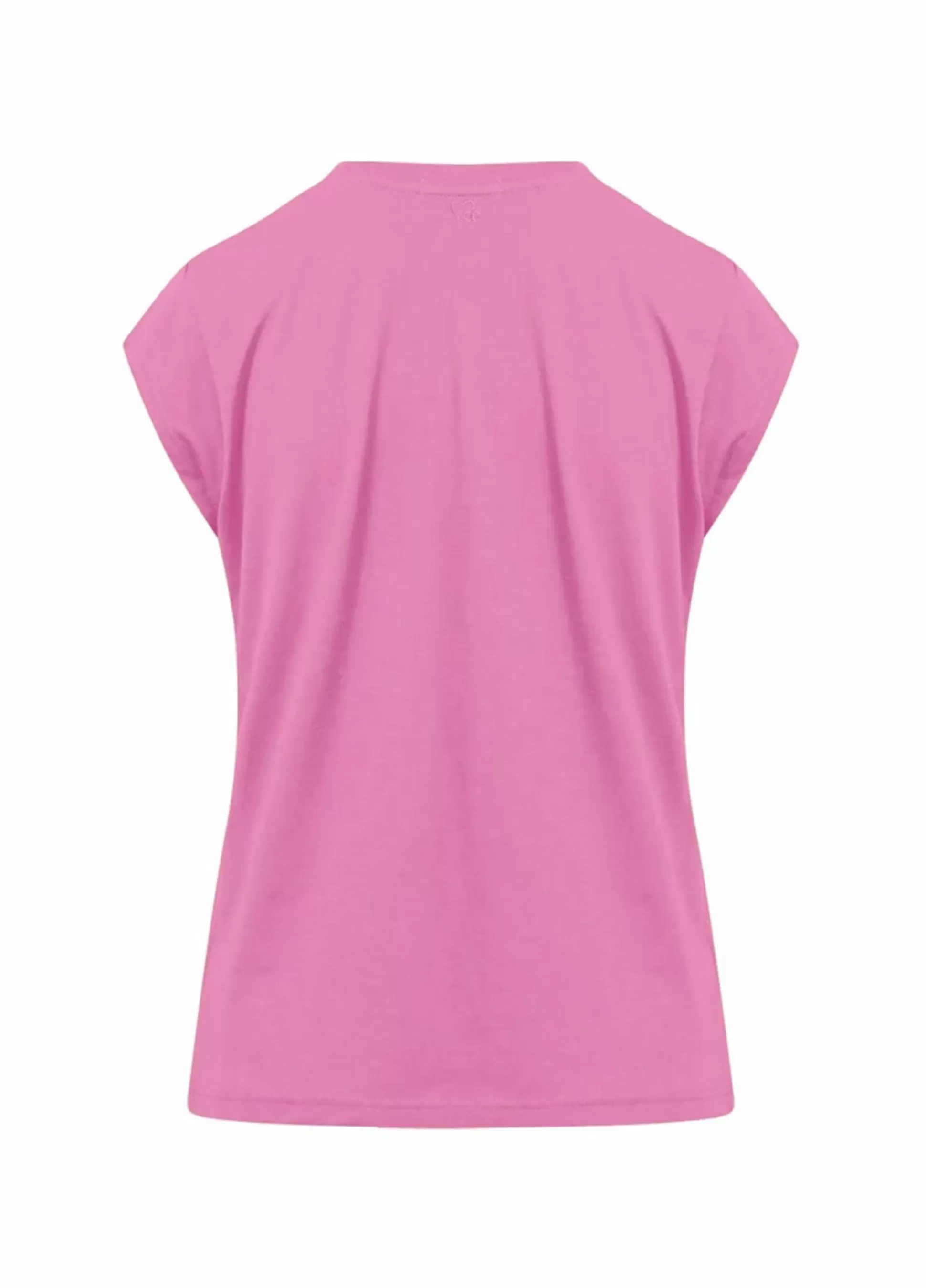 Coster Copenhagen Cc Heart V-Neck T-Shirt Diva Pink Store