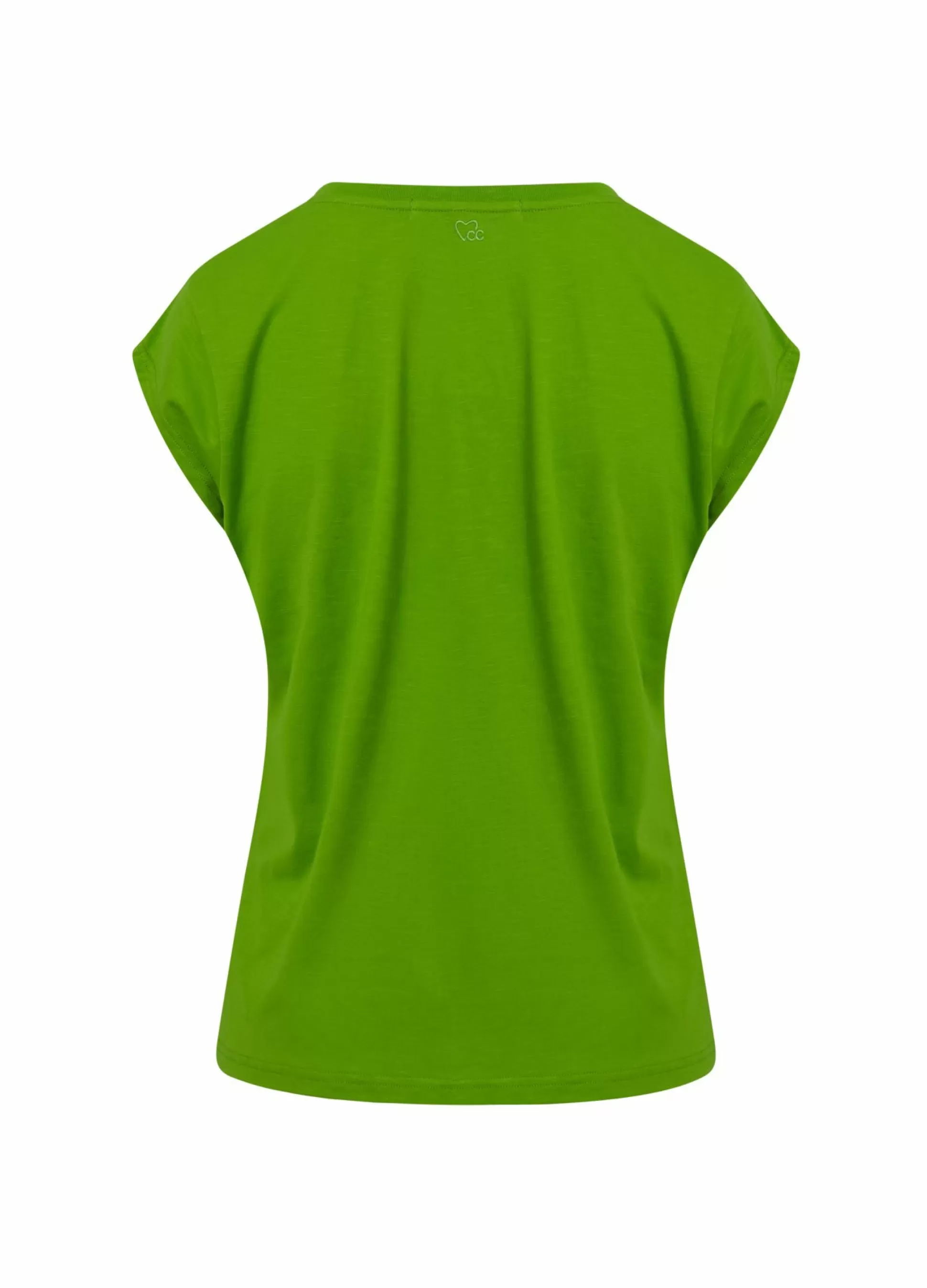 Coster Copenhagen Cc Heart V-Neck T-Shirt Flashy Green Outlet