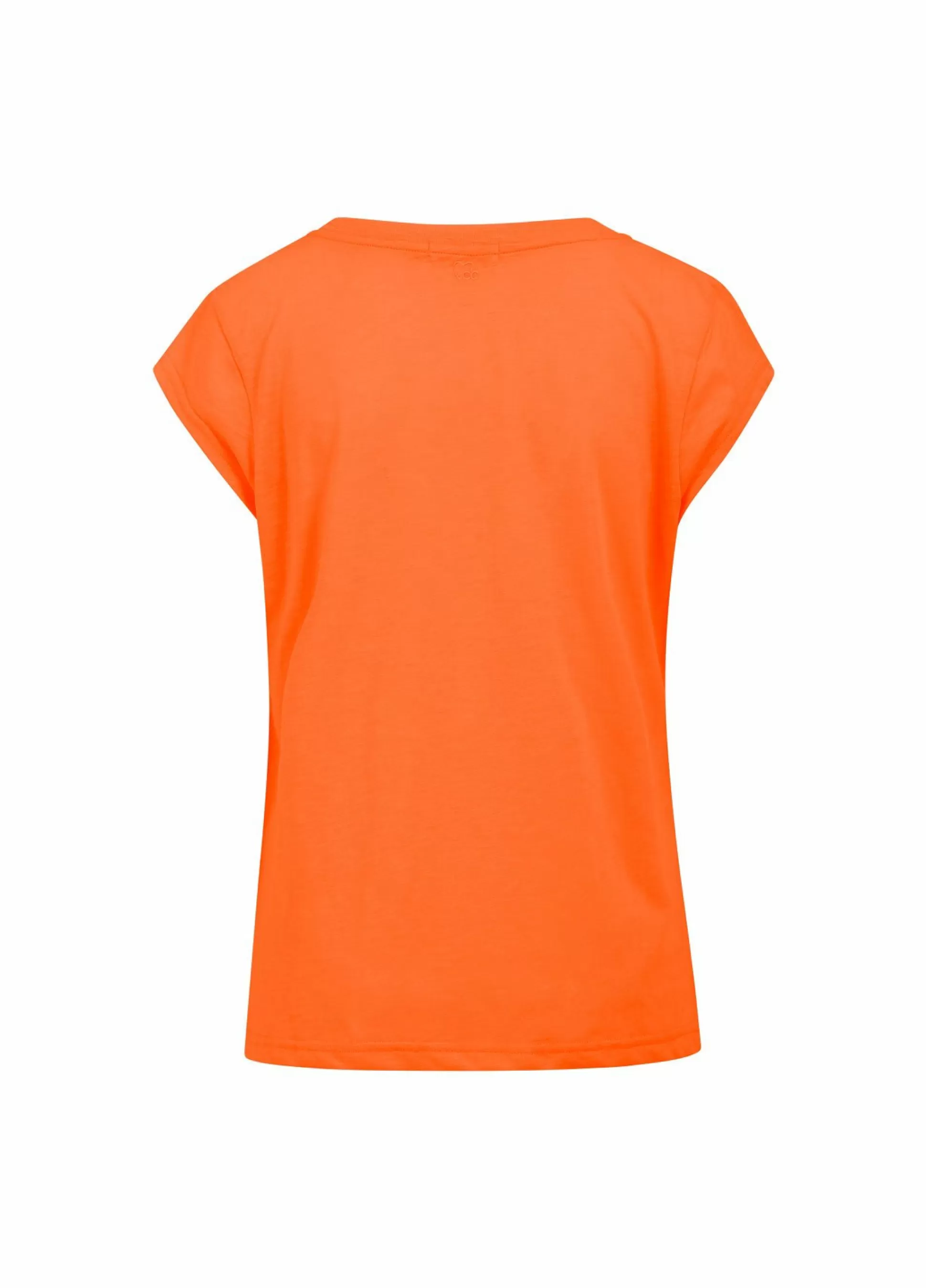 Coster Copenhagen Cc Heart V-Neck T-Shirt Orange -701 New