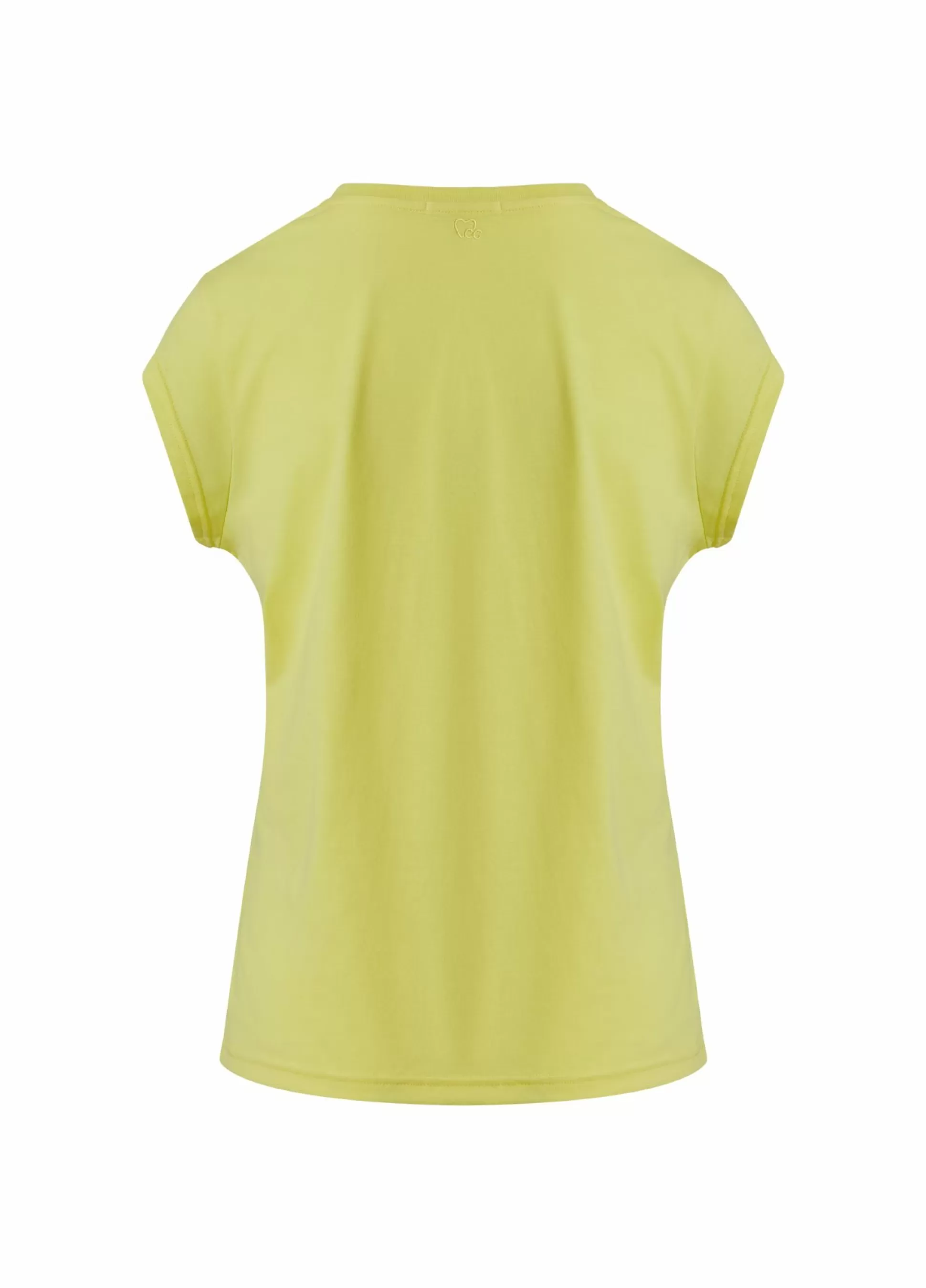 Coster Copenhagen Cc Heart V-Neck T-Shirt Warm Lemon Store