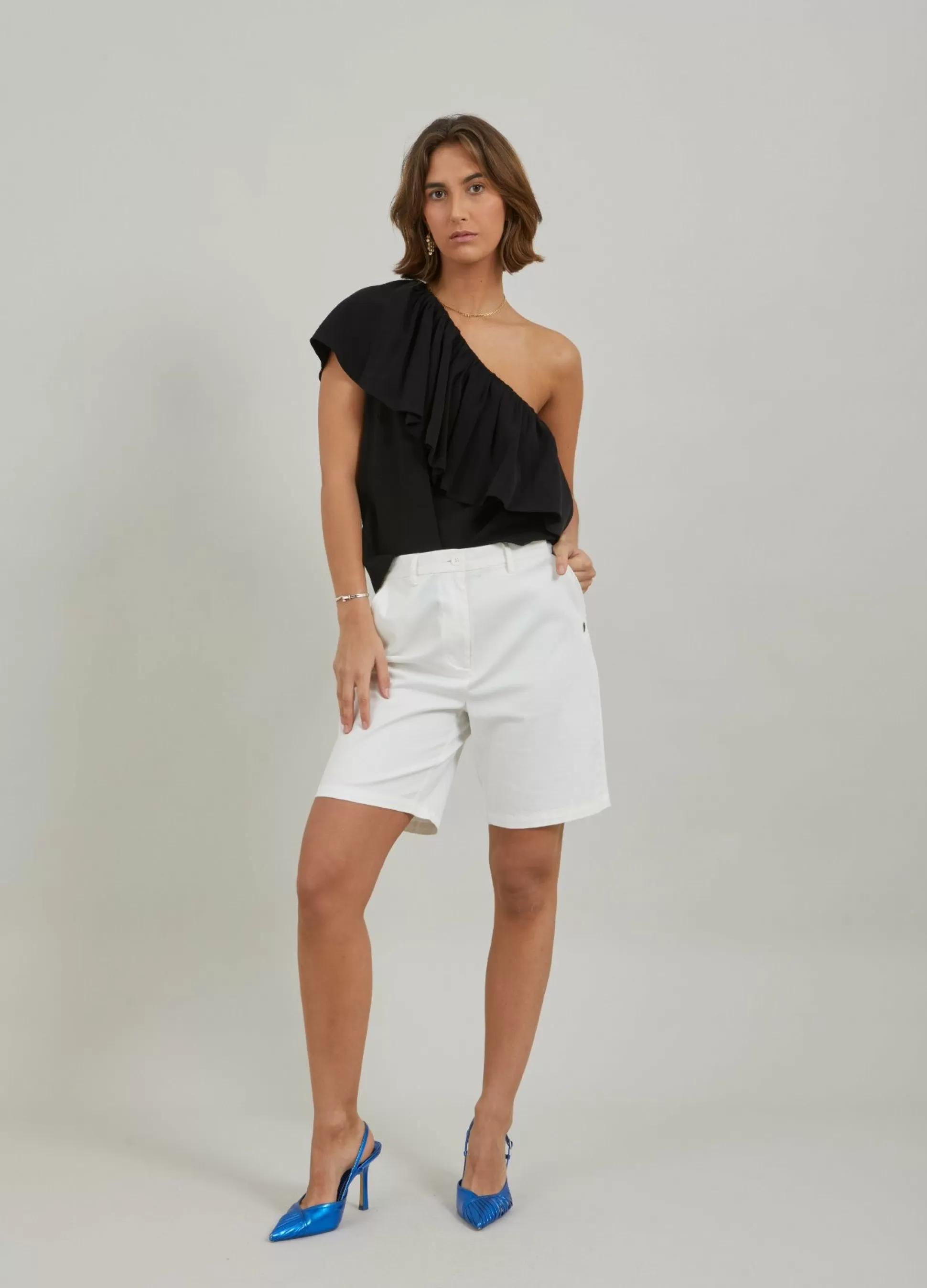 Coster Copenhagen City Shorts White Cheap