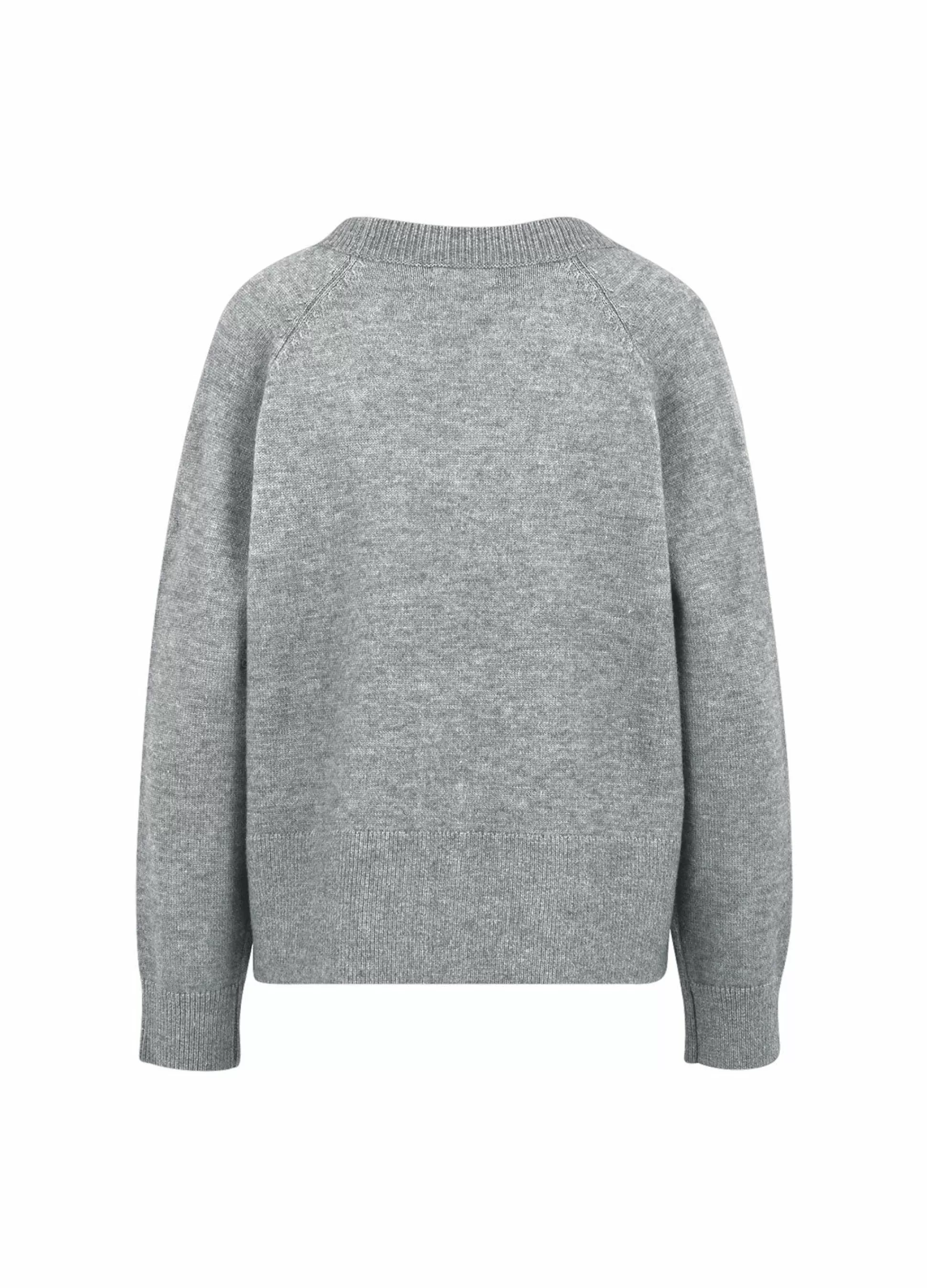 Coster Copenhagen Knit Cardigan Light Grey Melange Best