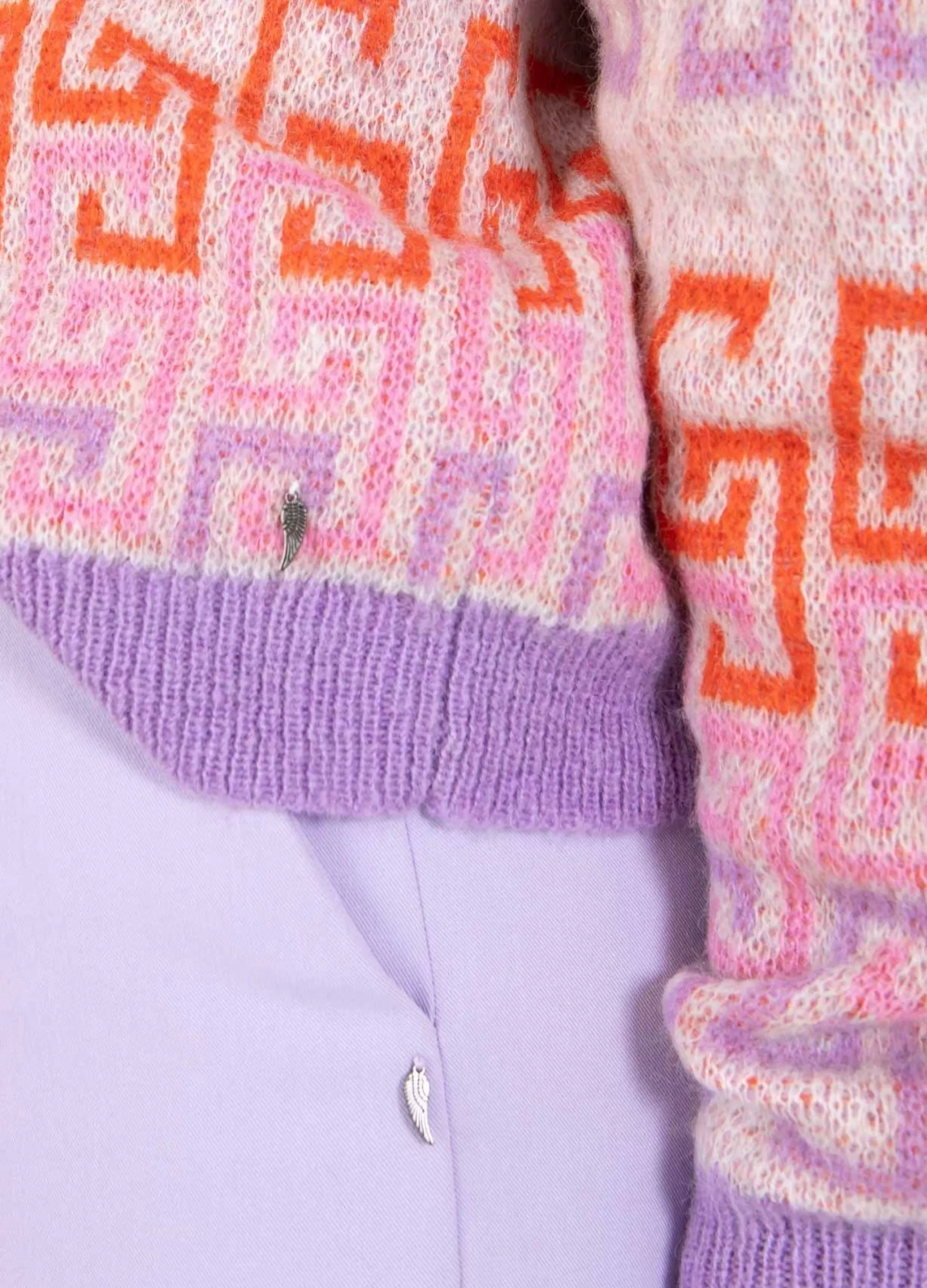 Coster Copenhagen Knit Jaquard With Cc Color Stripe Discount