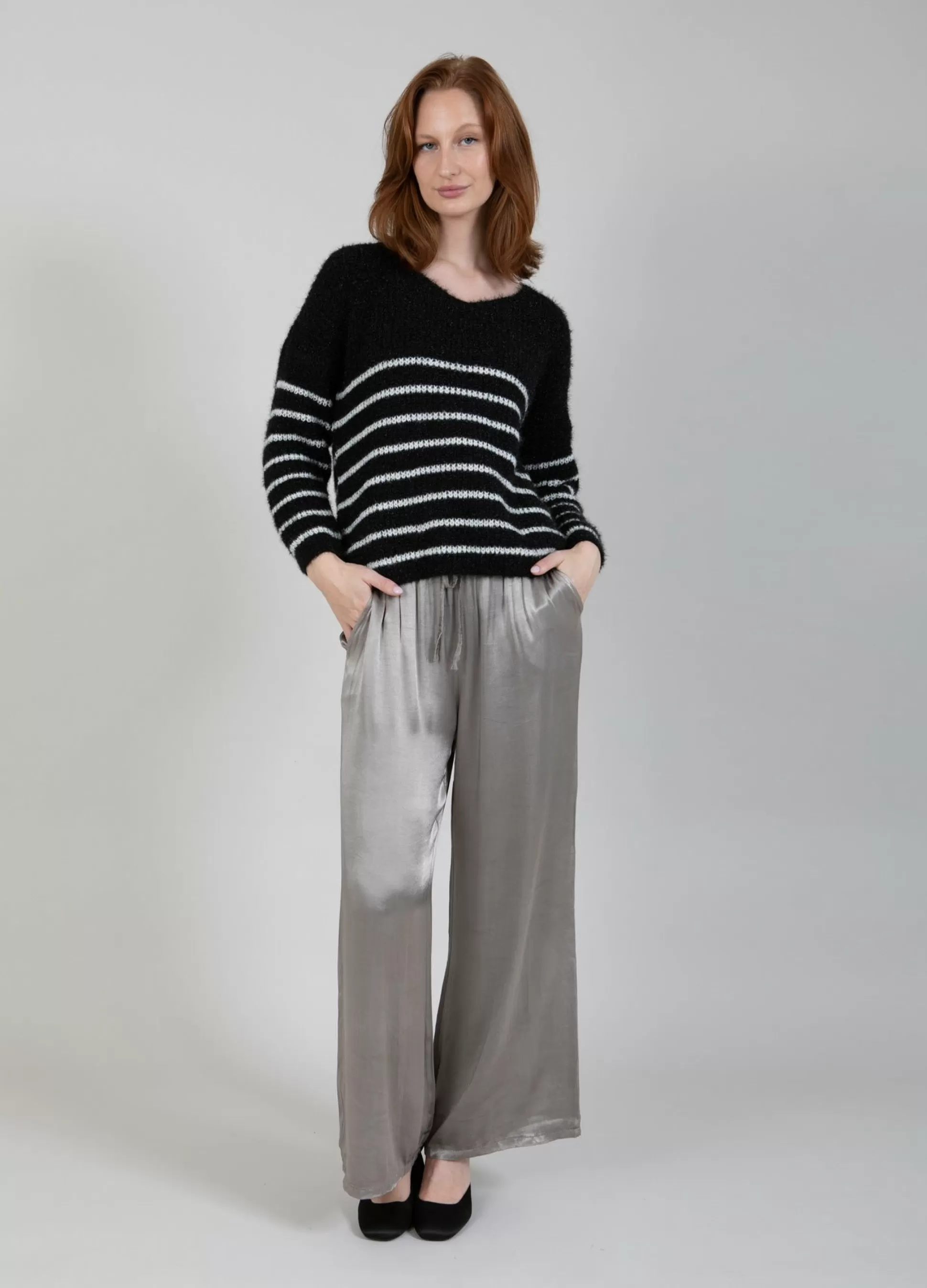 Coster Copenhagen Knit With Stripes Black Discount