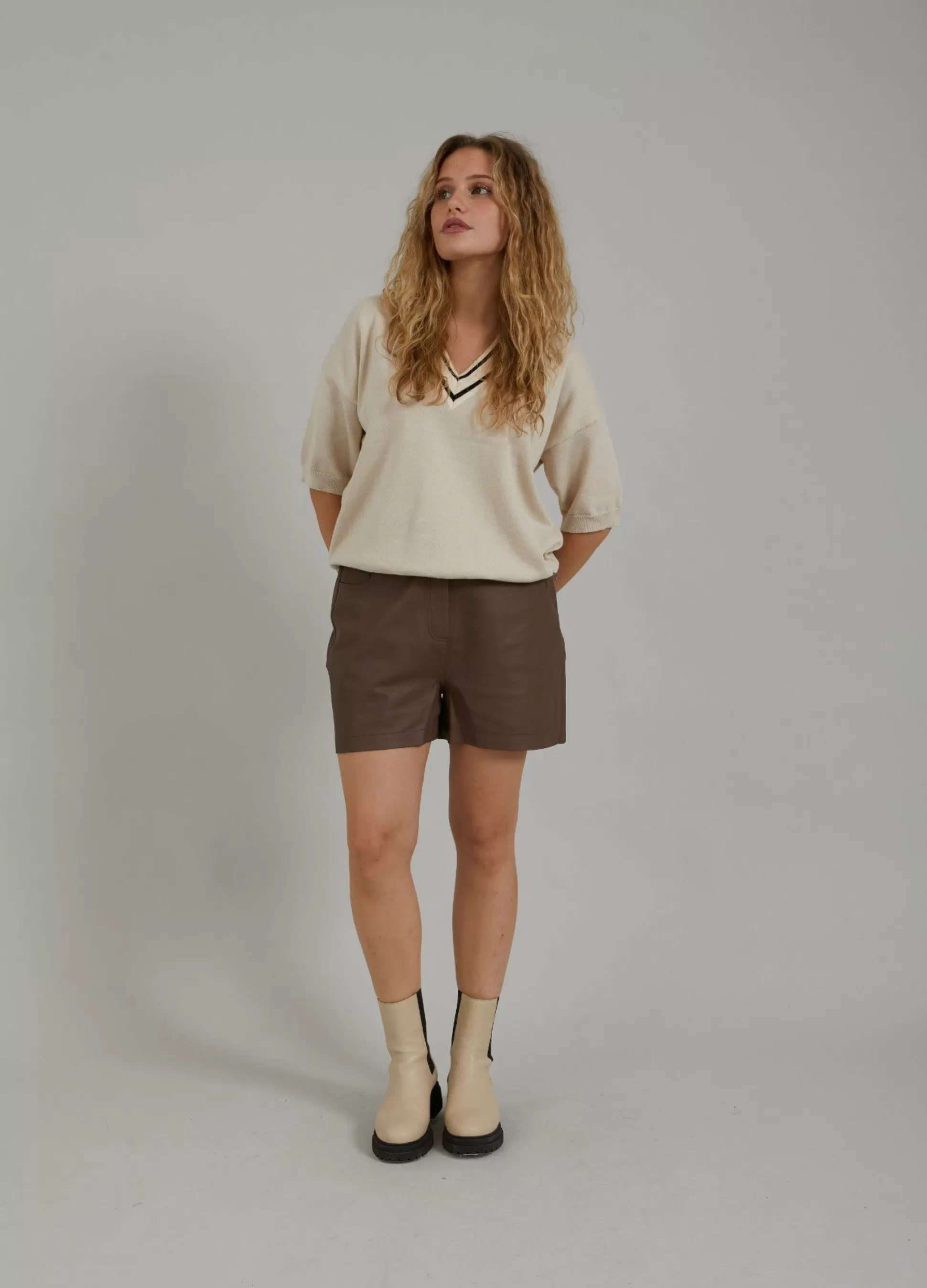 Coster Copenhagen Leather Shorts Discount