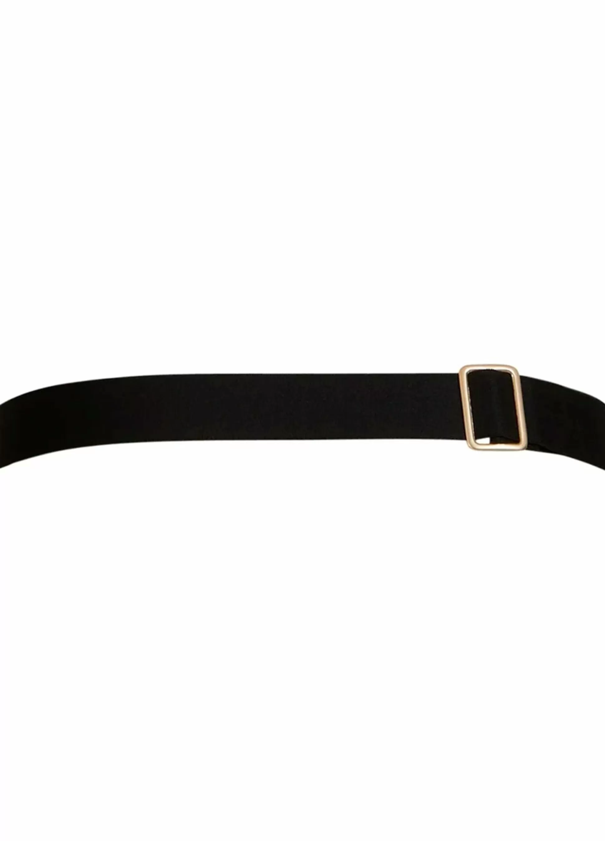 Coster Copenhagen Logo Belt Black/Gold Cheap