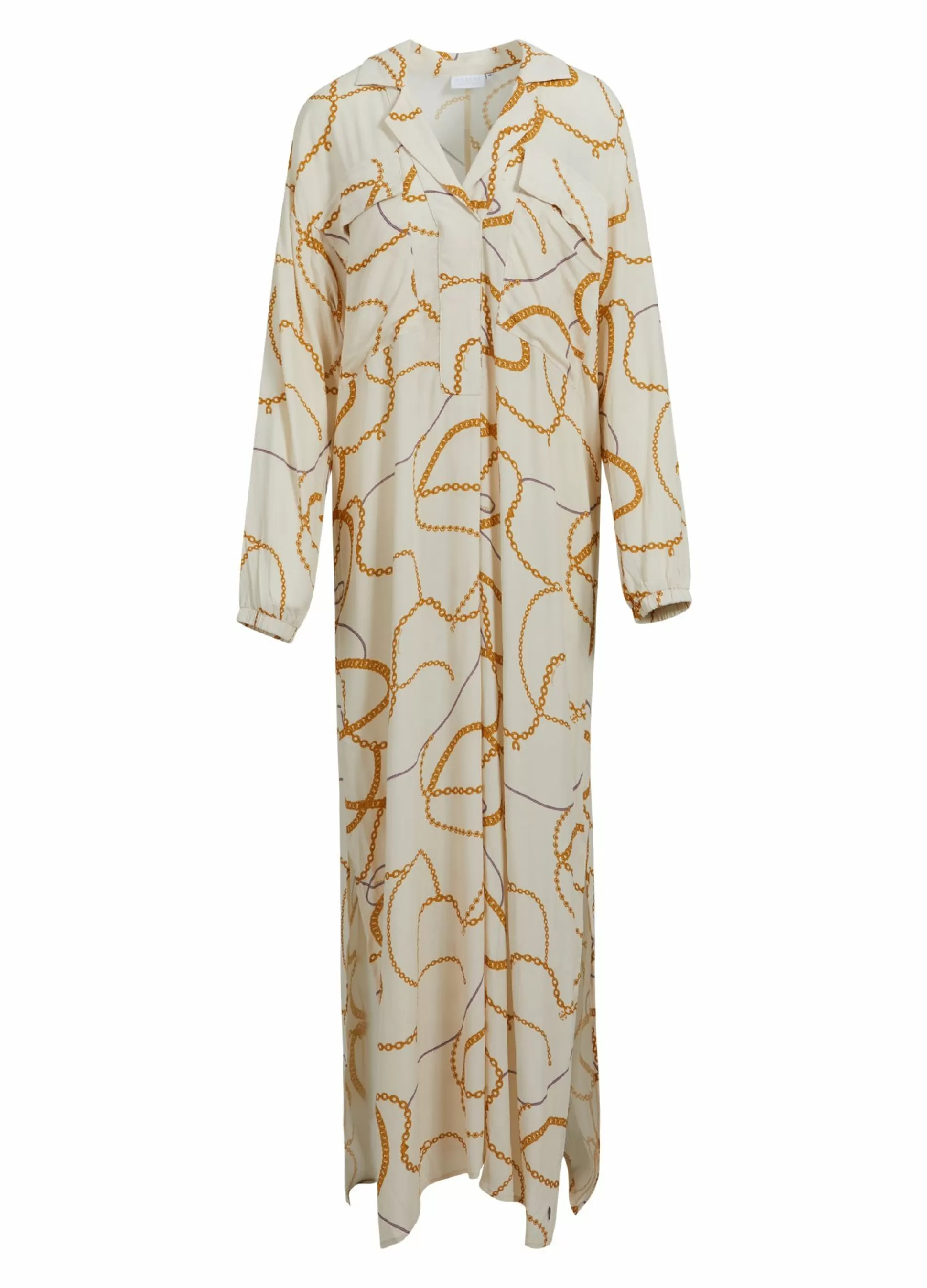 Coster Copenhagen Long Shirt Dress W. Chain Print Cheap