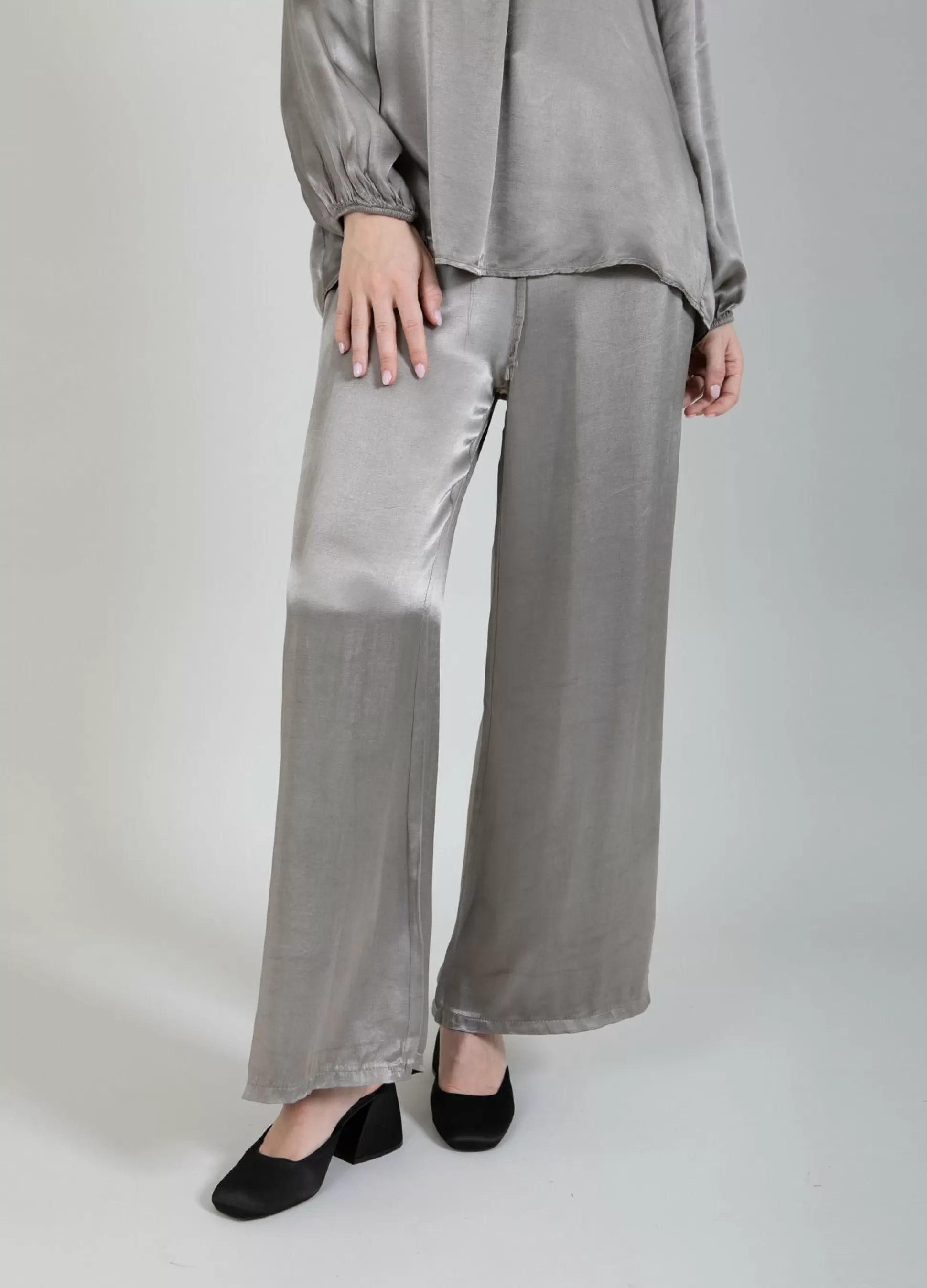 Coster Copenhagen Pants In Viscose Light Grey Best Sale