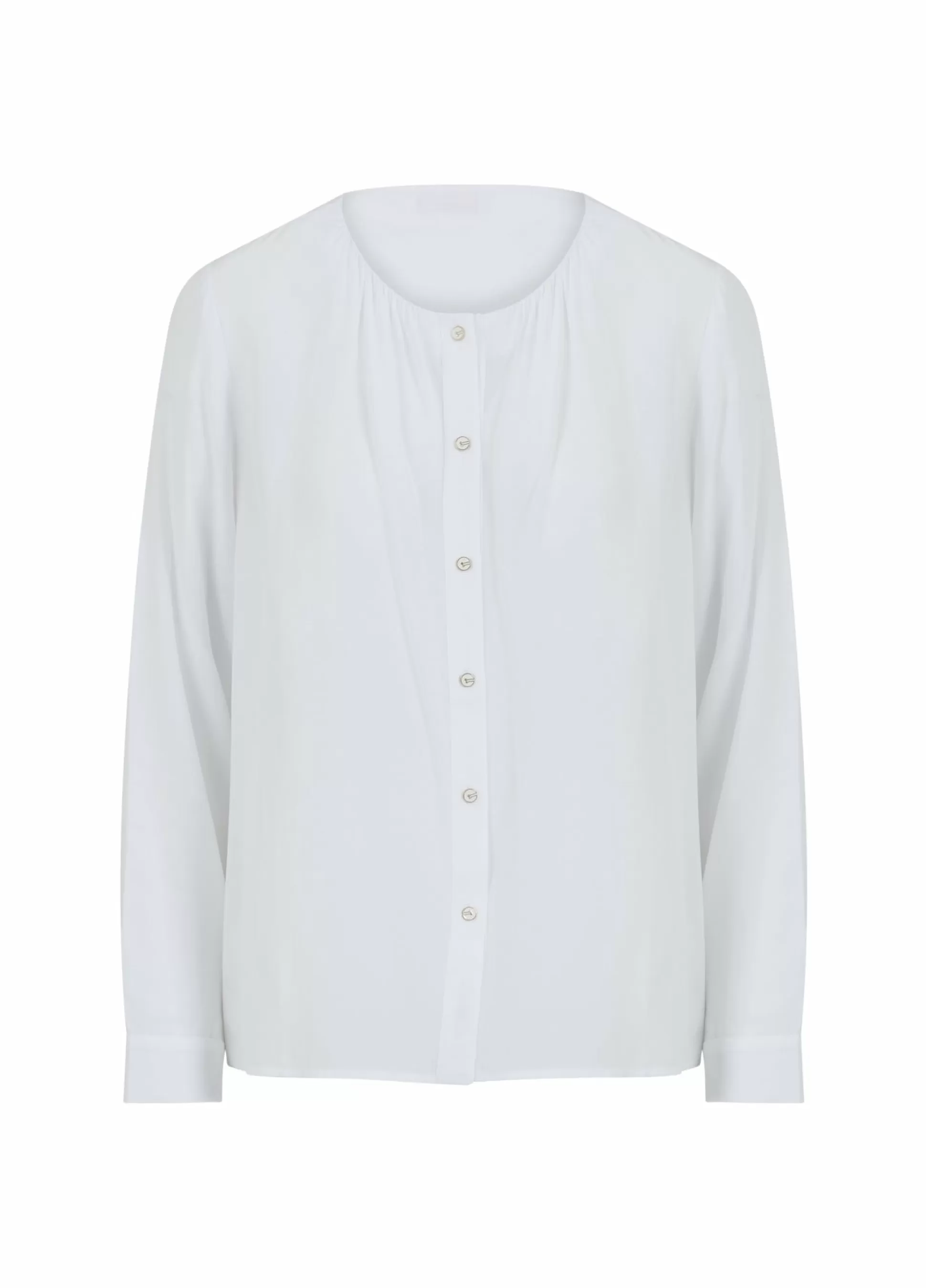 Coster Copenhagen Shirt With Gatherings White Sale