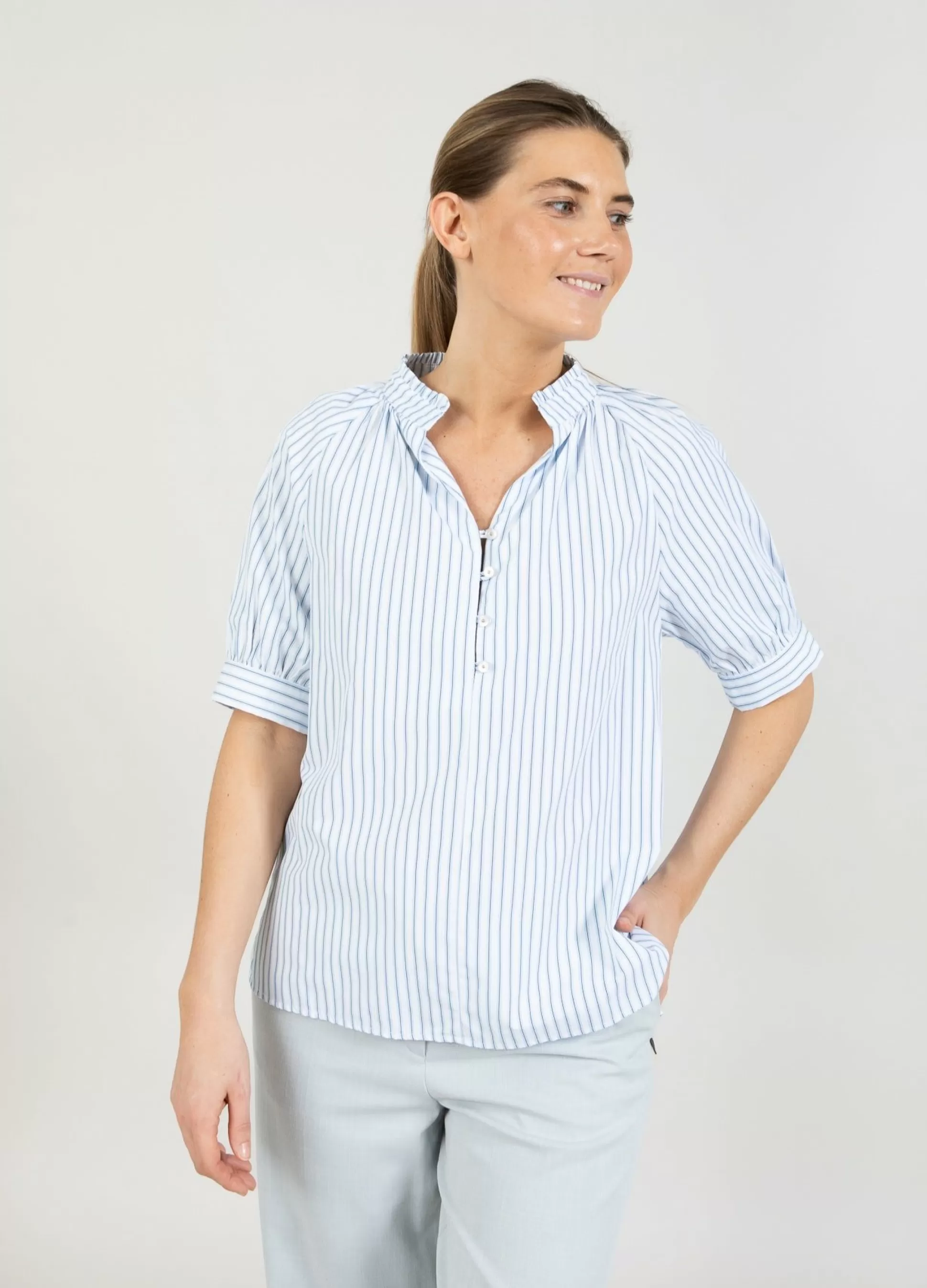 Coster Copenhagen Shirt With Stripes New