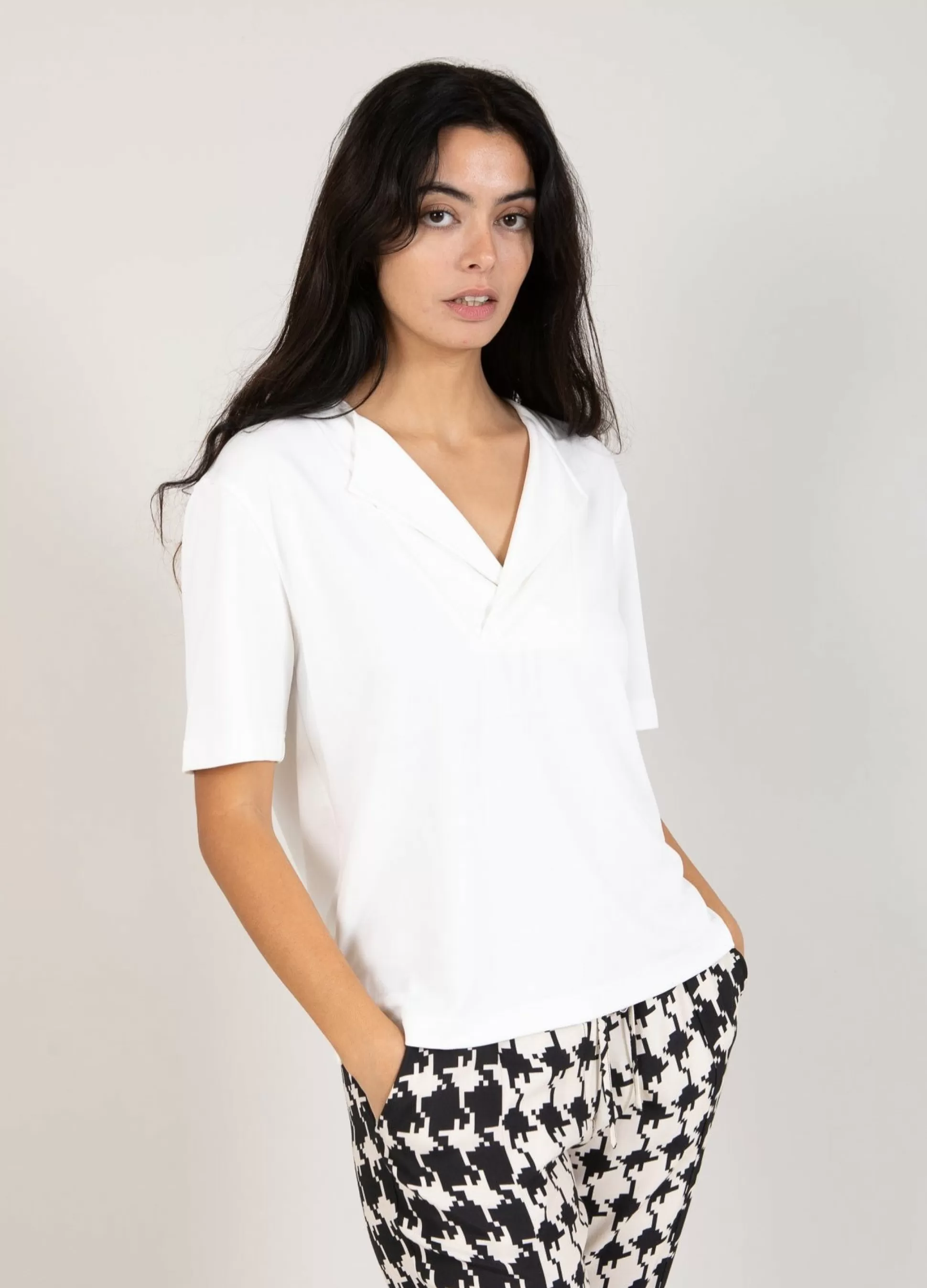 Coster Copenhagen Top Collar Off White Fashion