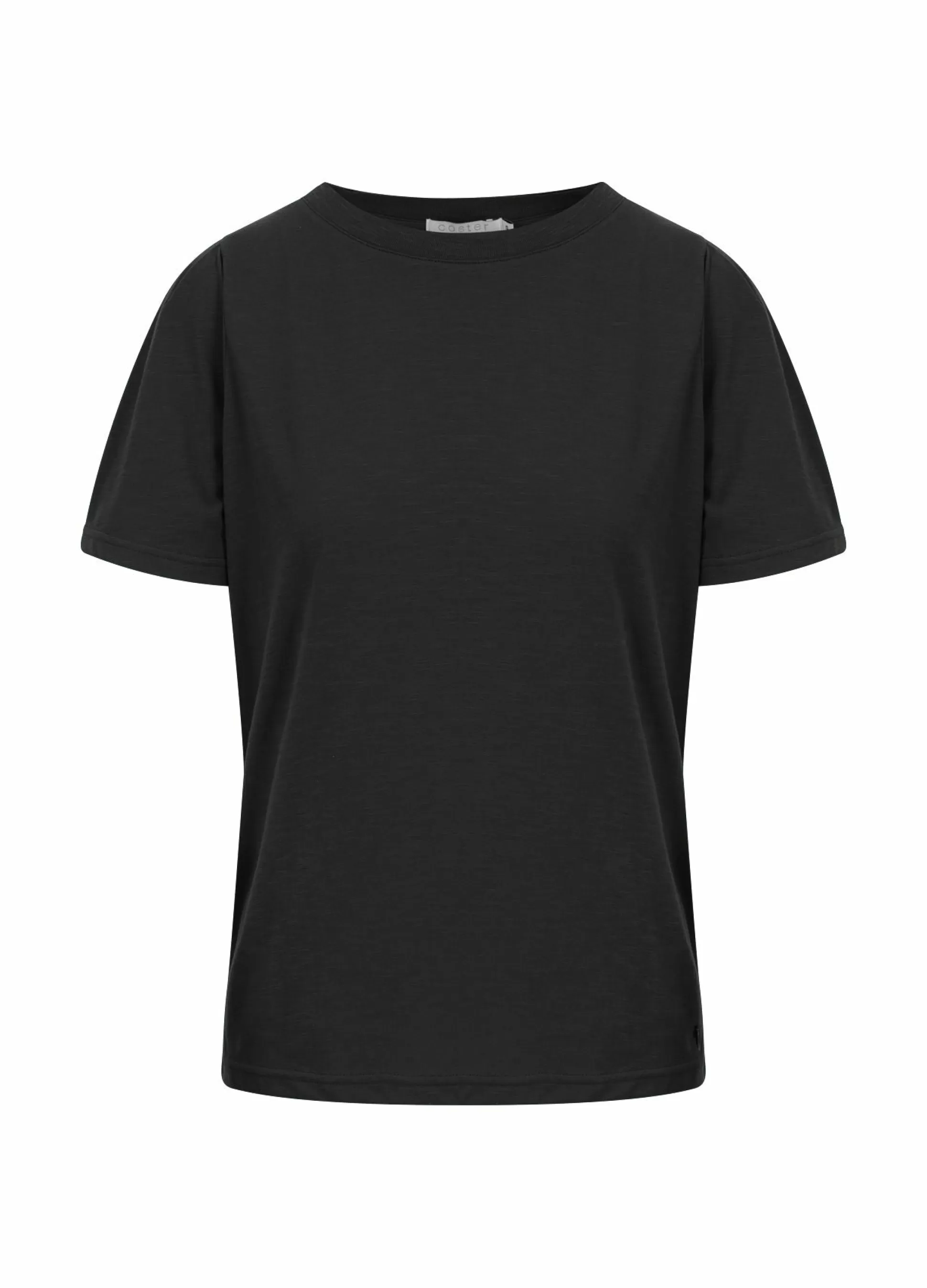 Coster Copenhagen T-Shirt W. Pleats Black Store