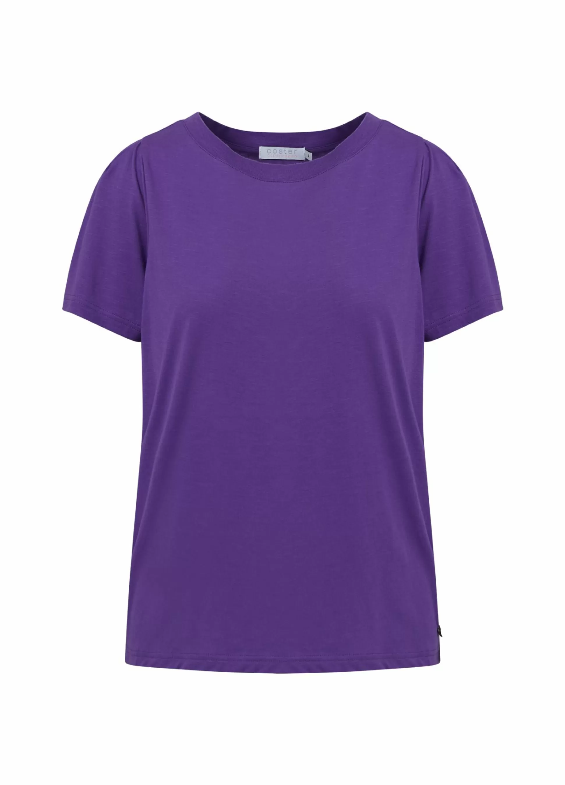 Coster Copenhagen T-Shirt W. Pleats Warm Purple Flash Sale