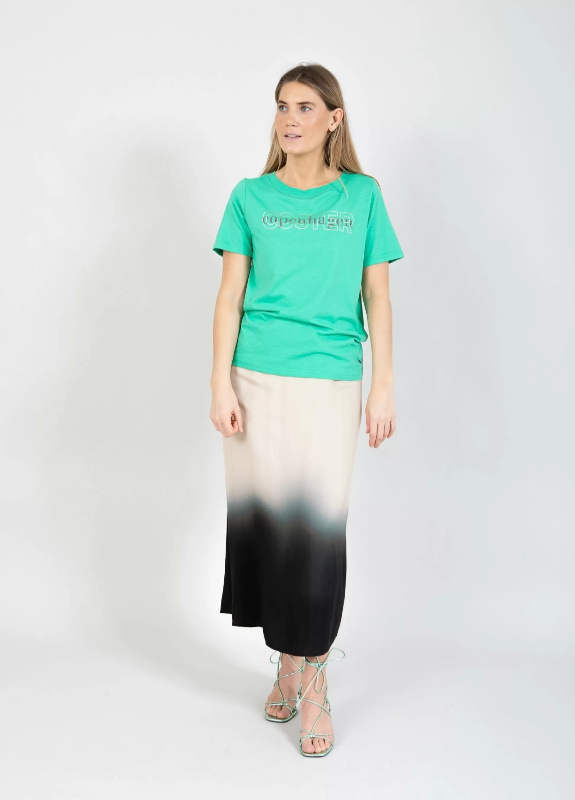 Coster Copenhagen T-Shirt With Logo Clover Green Fashion